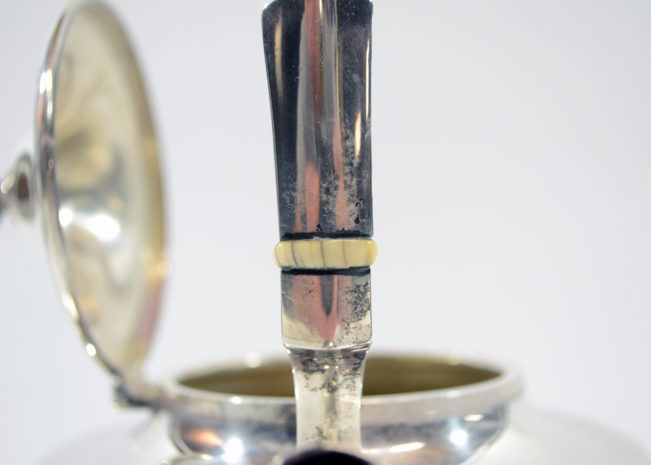 William B. Durgin Co. Ivory and Sterling Silver Tea Service