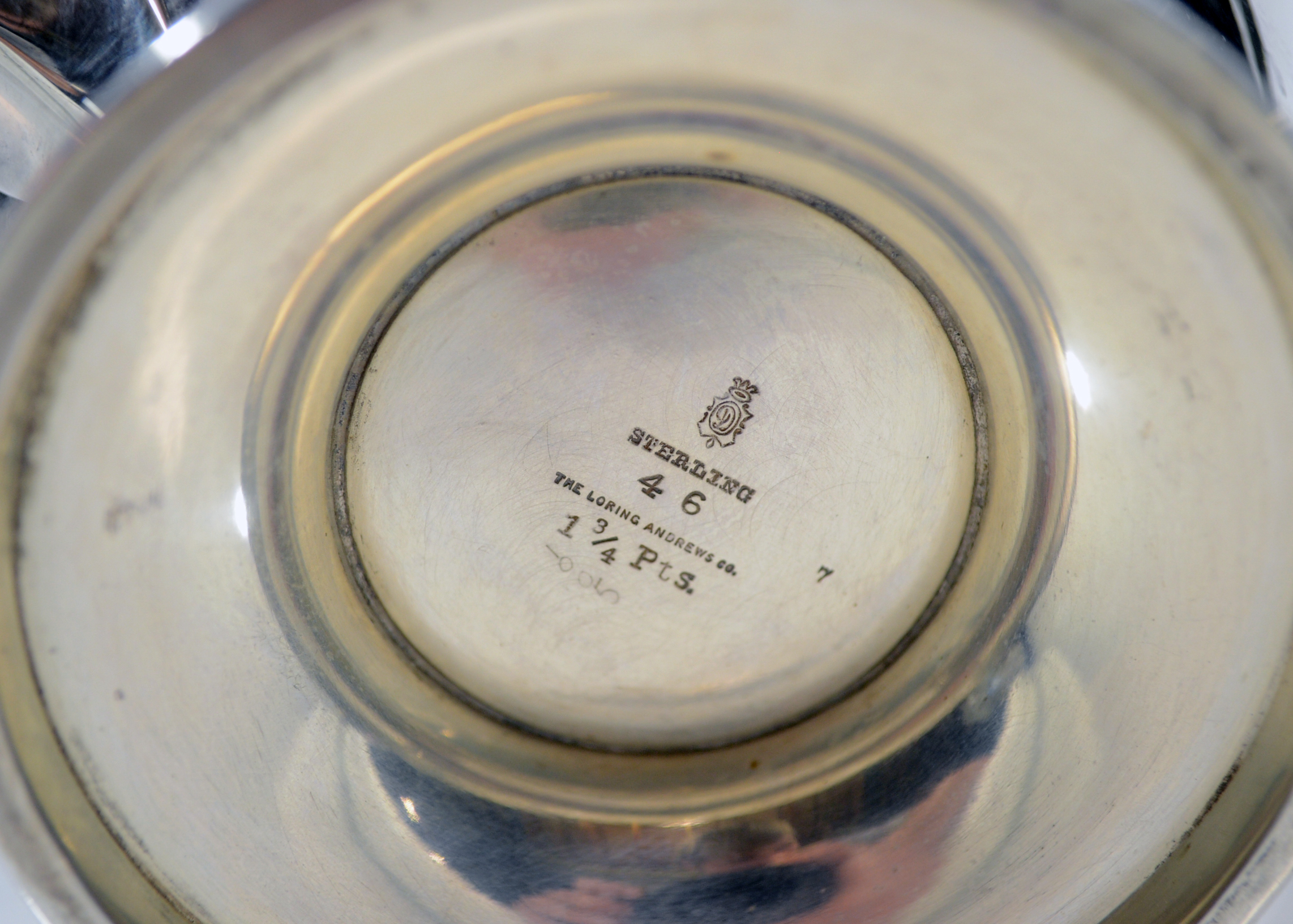 William B. Durgin Co. Ivory and Sterling Silver Tea Service