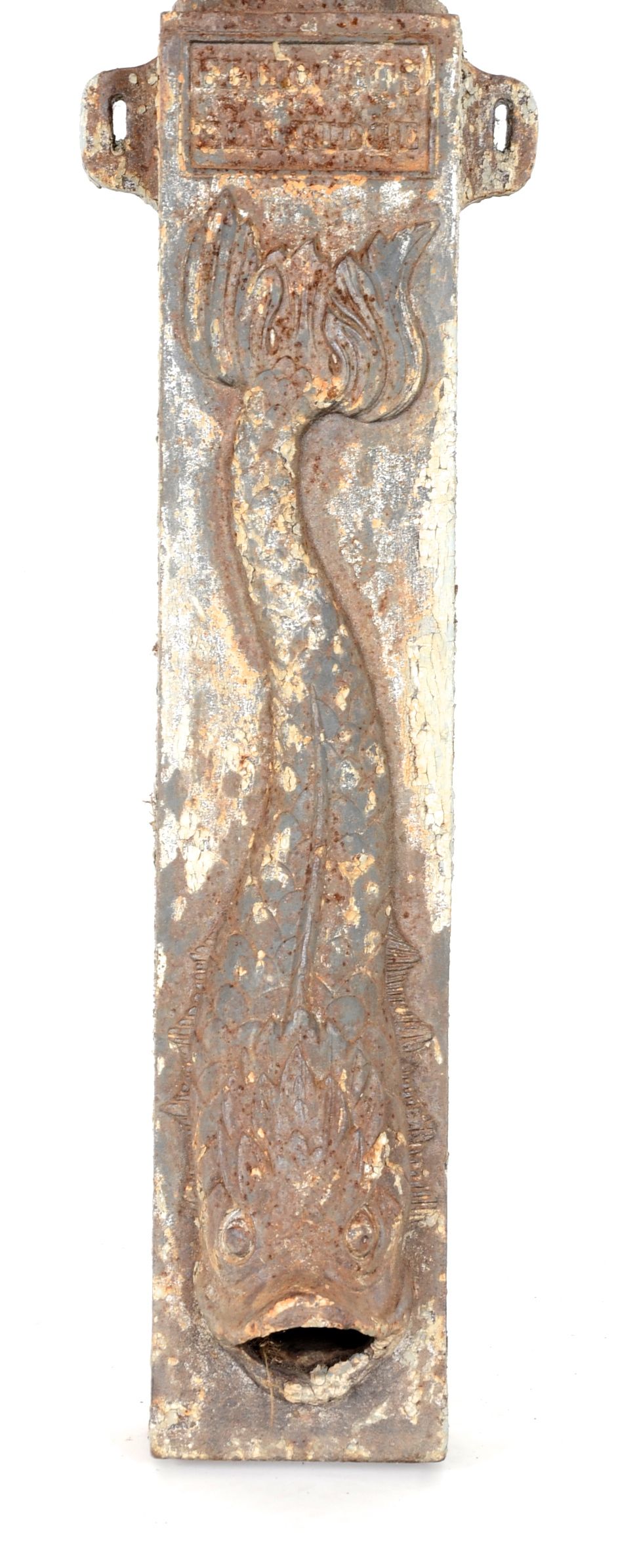 19th Century Cast Iron Dolphin Downspout