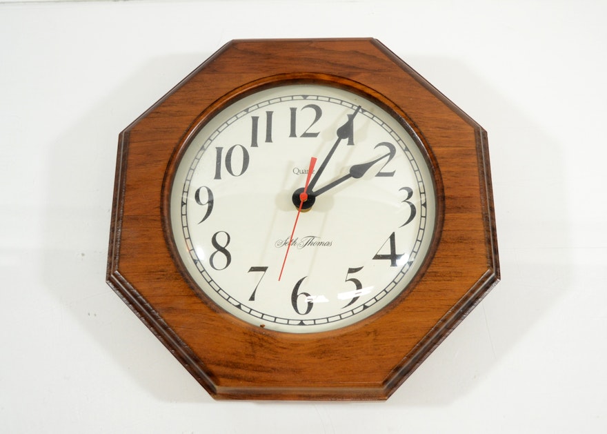 Seth Thomas Octagon Wall Clock