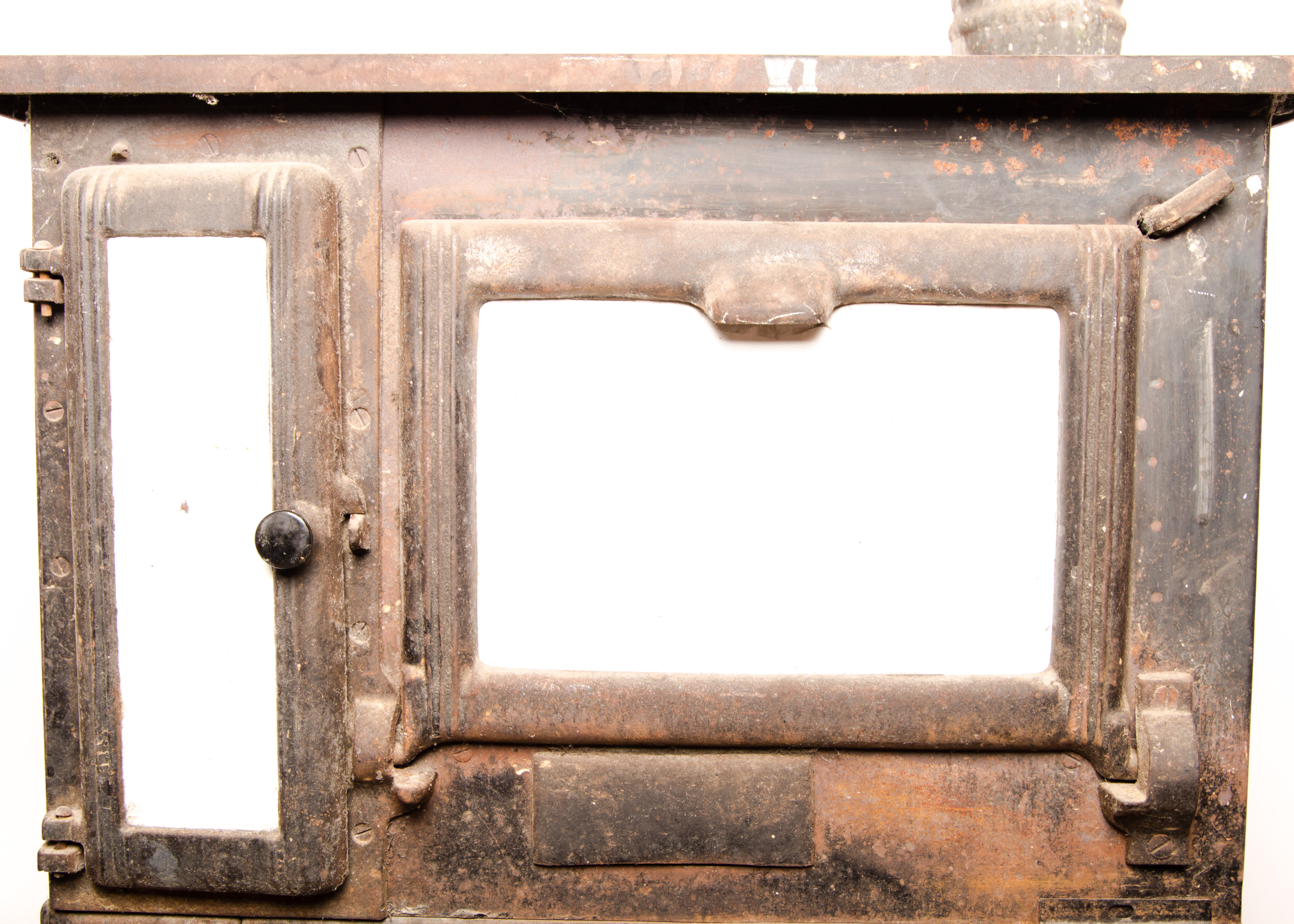 Antique Cast Iron Wood-Burning Stove