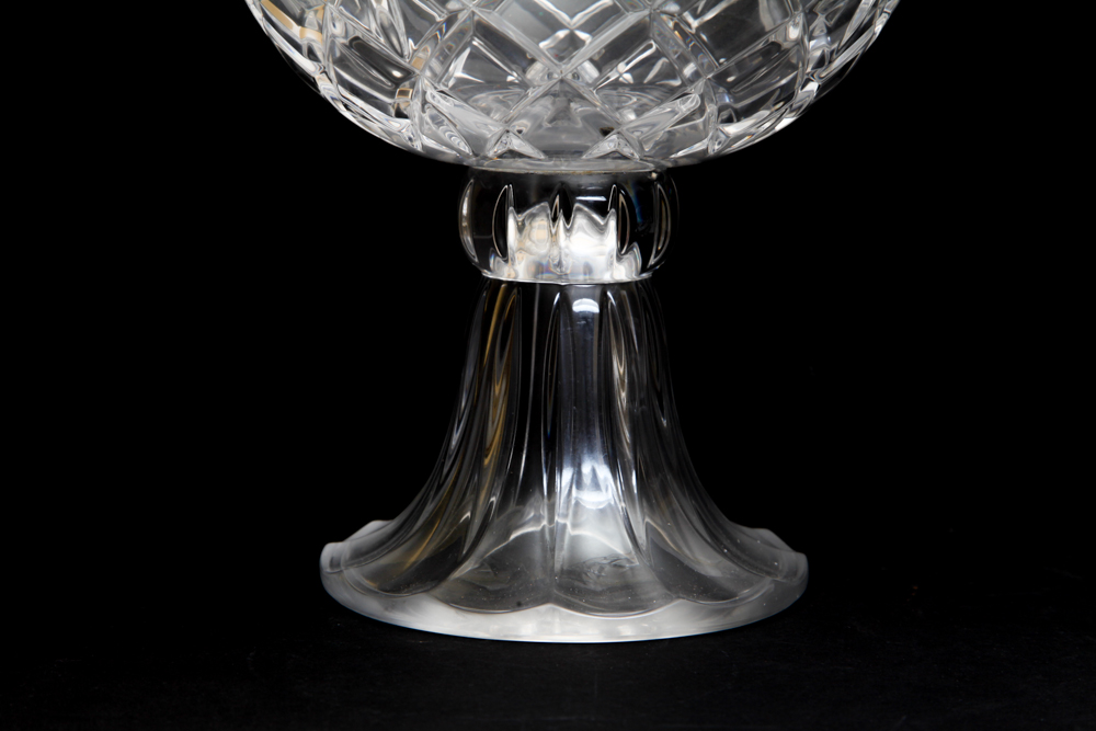 Gorham Crystal Centerpiece Bowl and Glass Basket