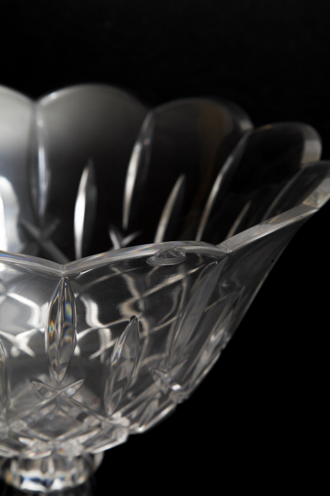 Gorham Crystal Centerpiece Bowl and Glass Basket