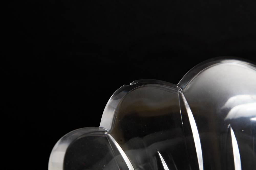 Gorham Crystal Centerpiece Bowl and Glass Basket