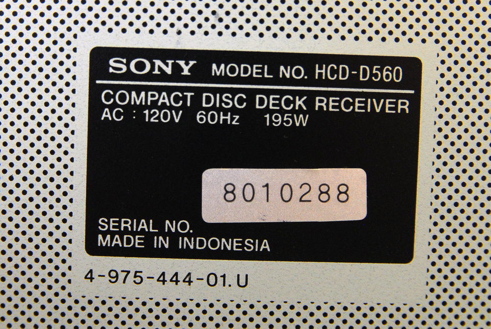 Sony Compact Hi-Fi Stereo System