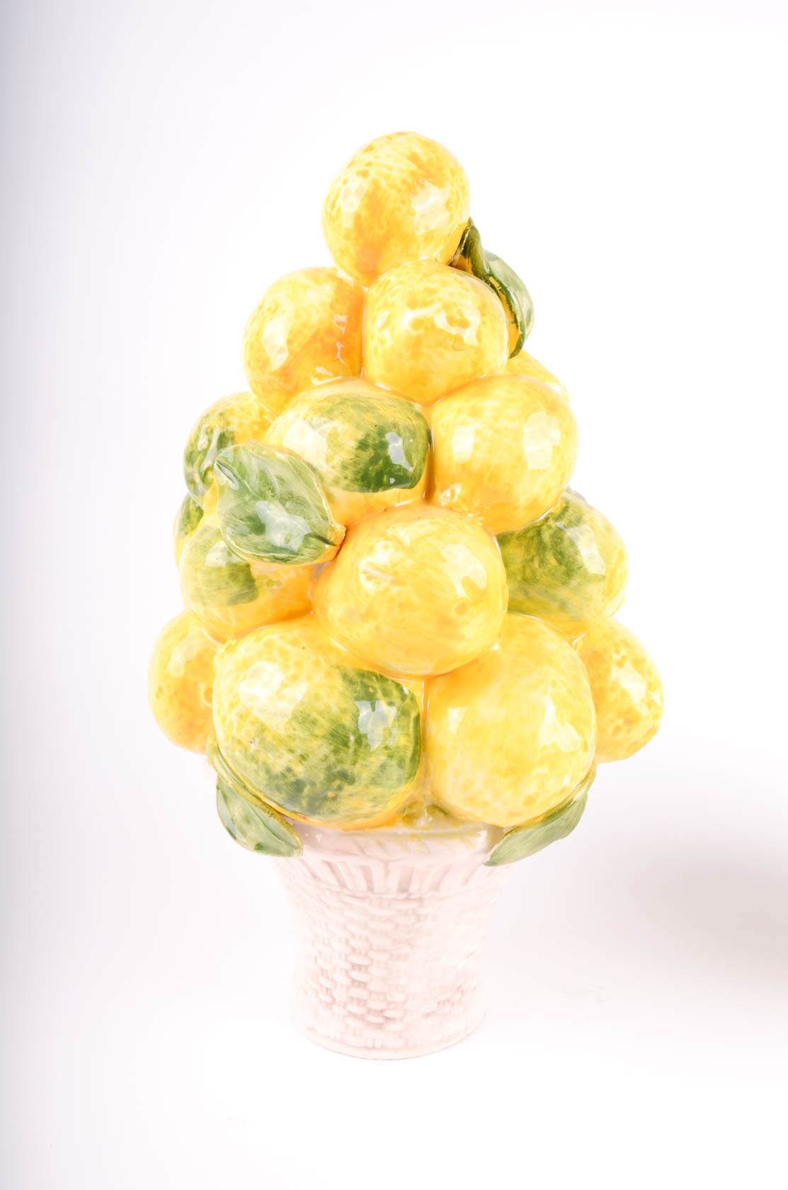 Two Ceramic Fruit in Vessels