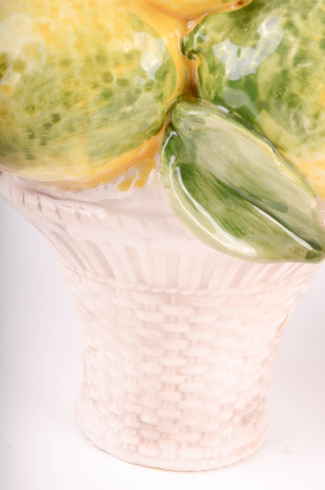 Two Ceramic Fruit in Vessels