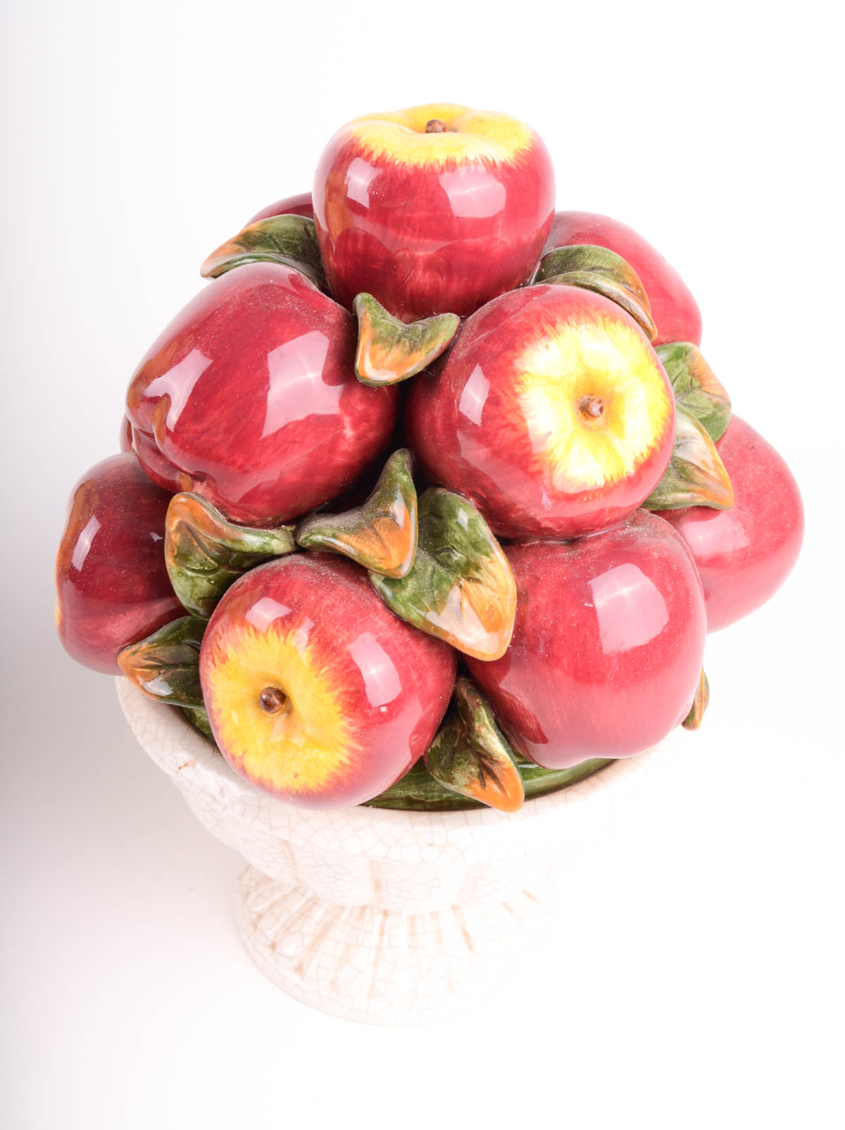 Two Ceramic Fruit in Vessels