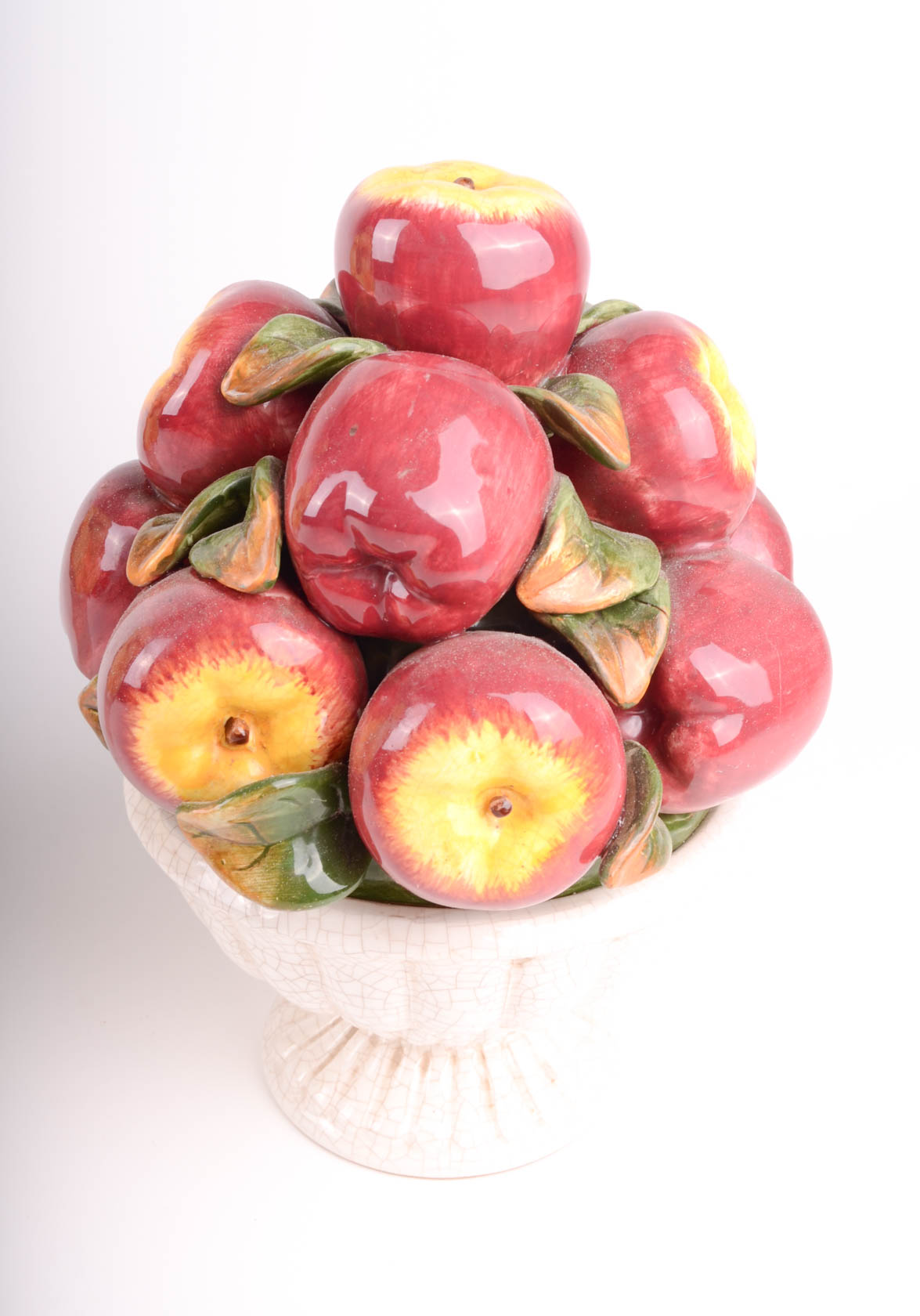 Two Ceramic Fruit in Vessels
