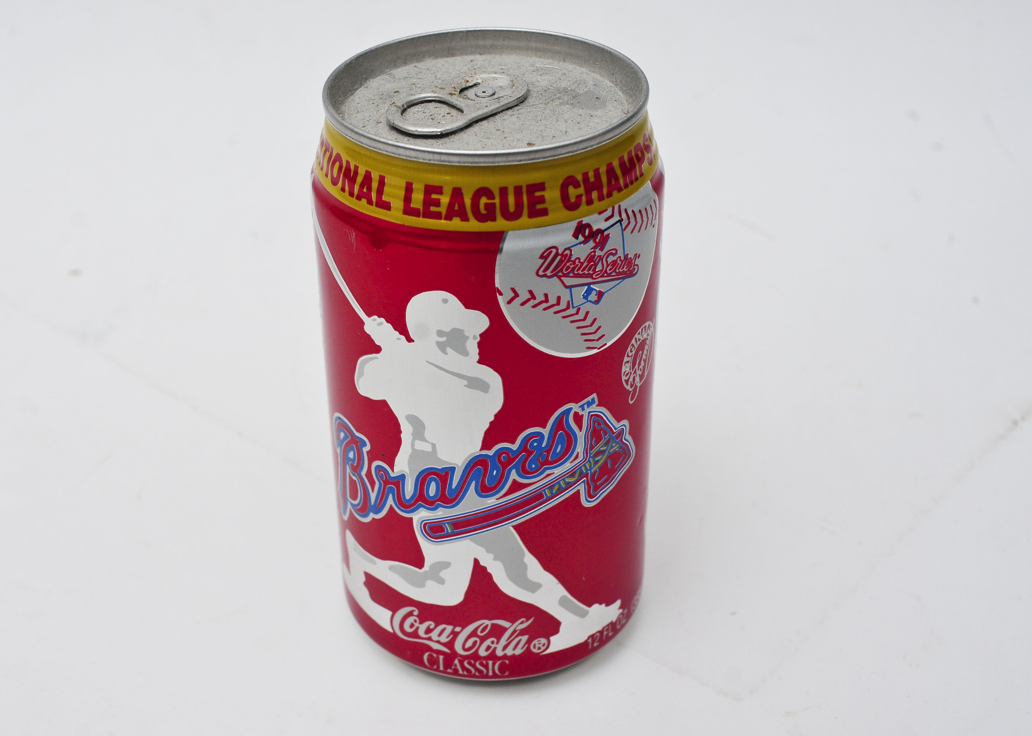 Atlanta Braves 1991 Coke Can