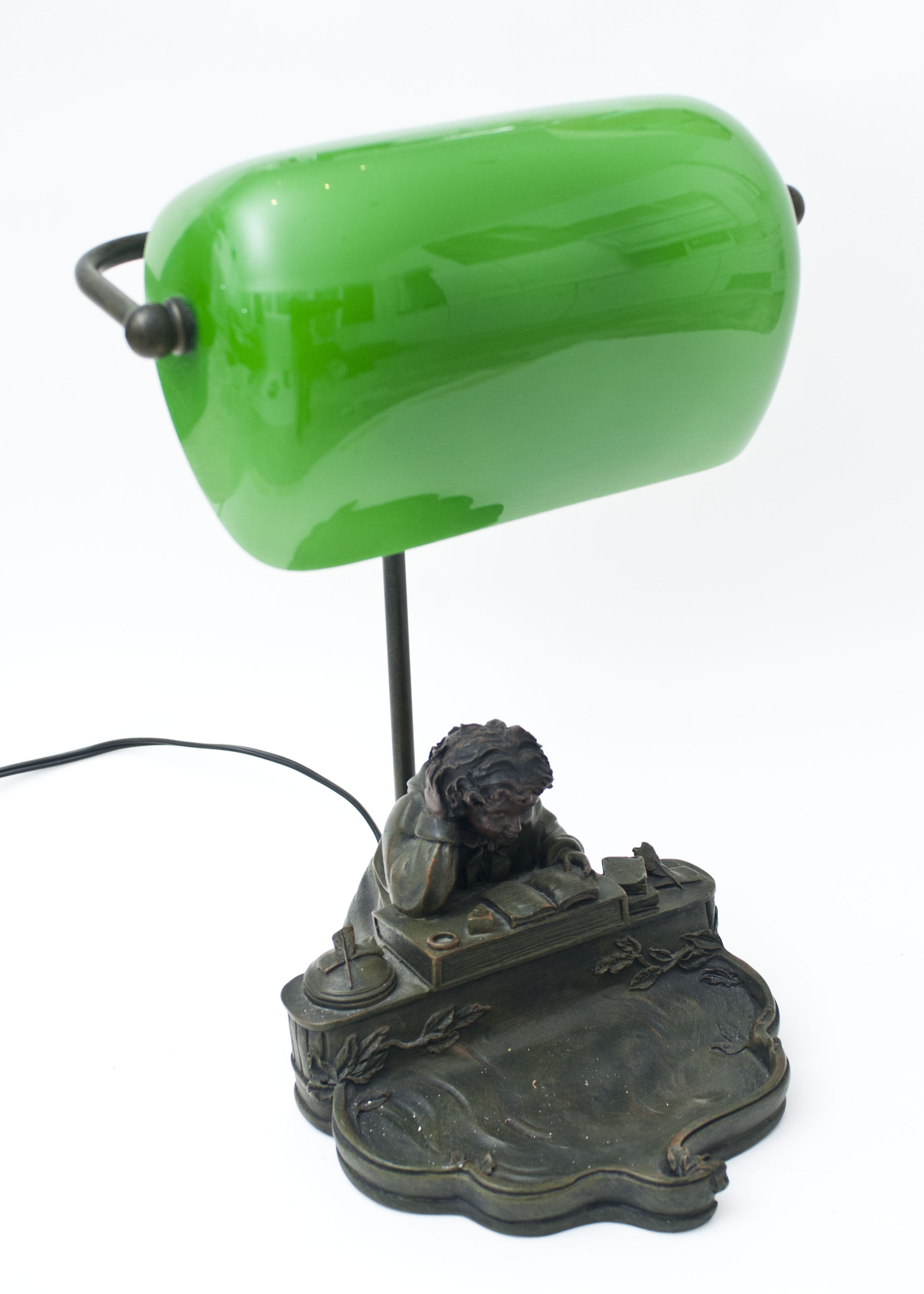 Green Shade Desk Lamp
