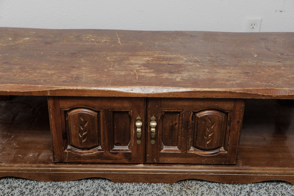 Vintage Oak Coffee Table