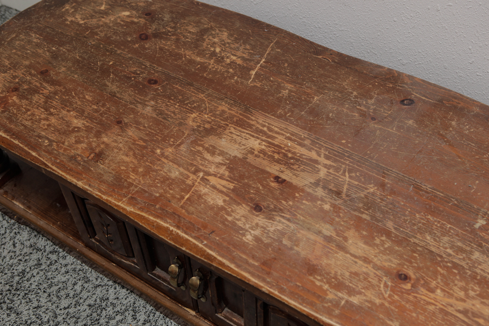 Vintage Oak Coffee Table