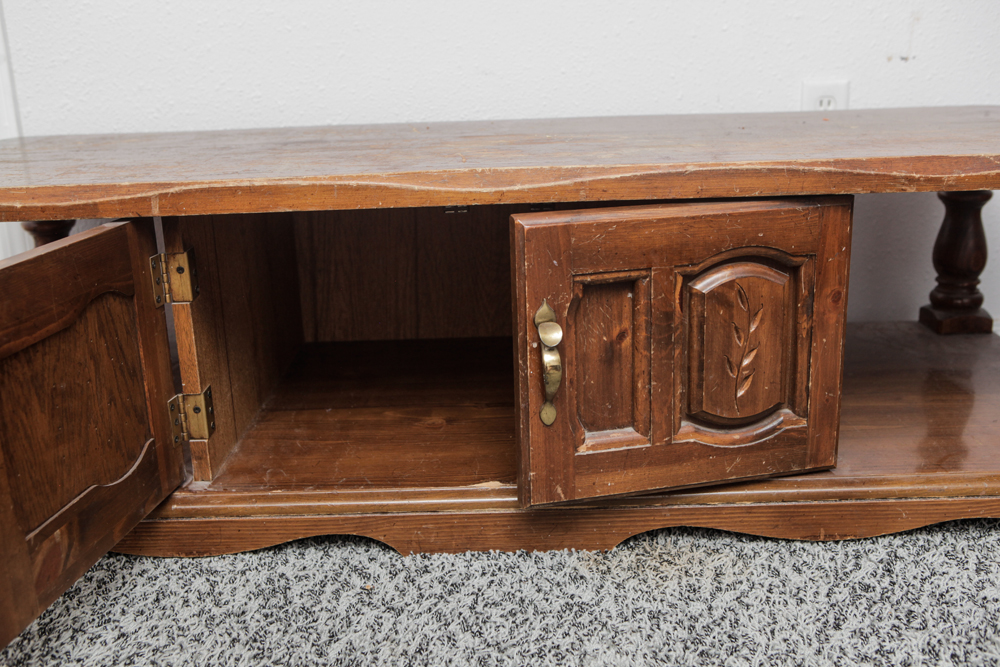 Vintage Oak Coffee Table