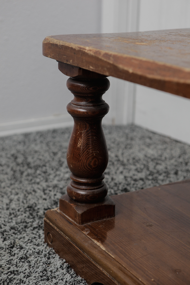 Vintage Oak Coffee Table