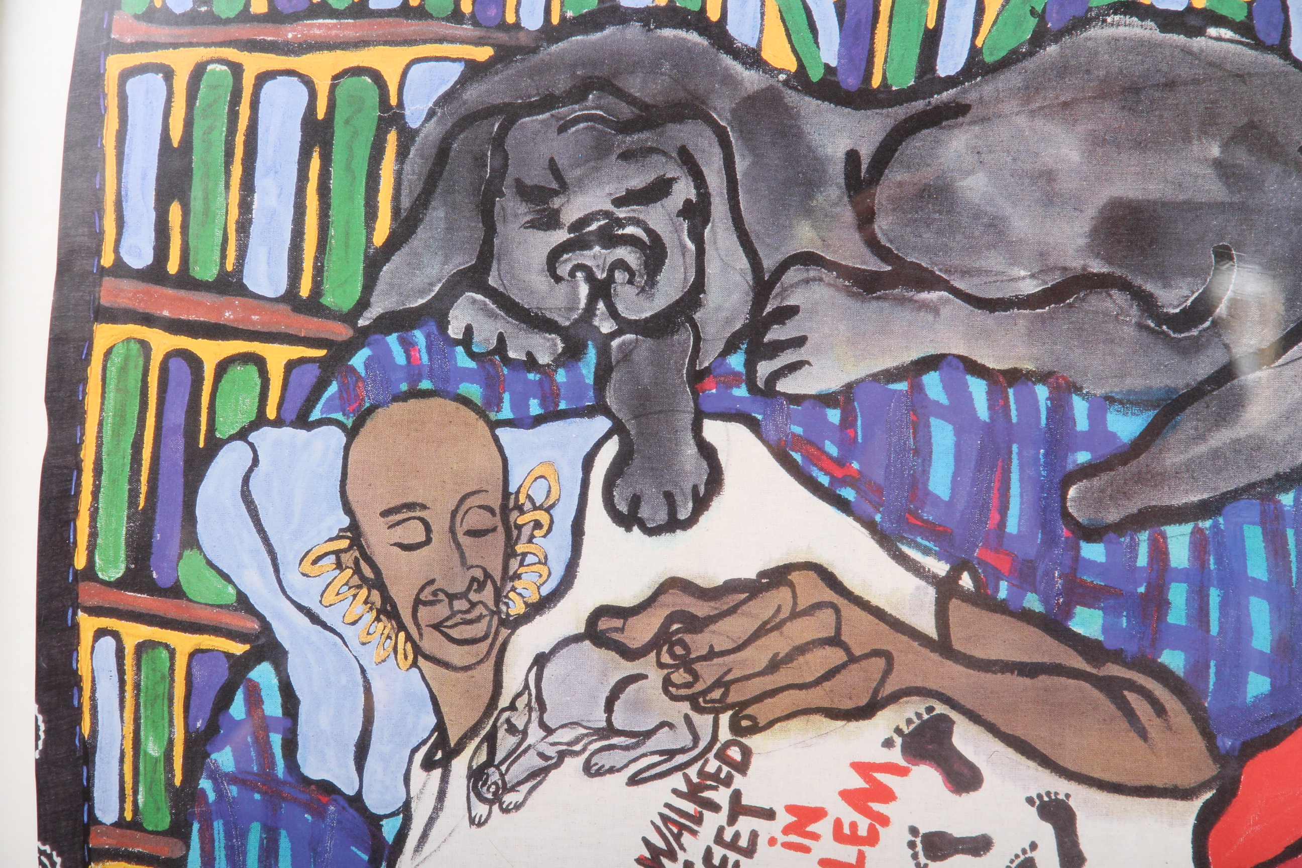 Signed Aminah Robinson Offset Lithograph