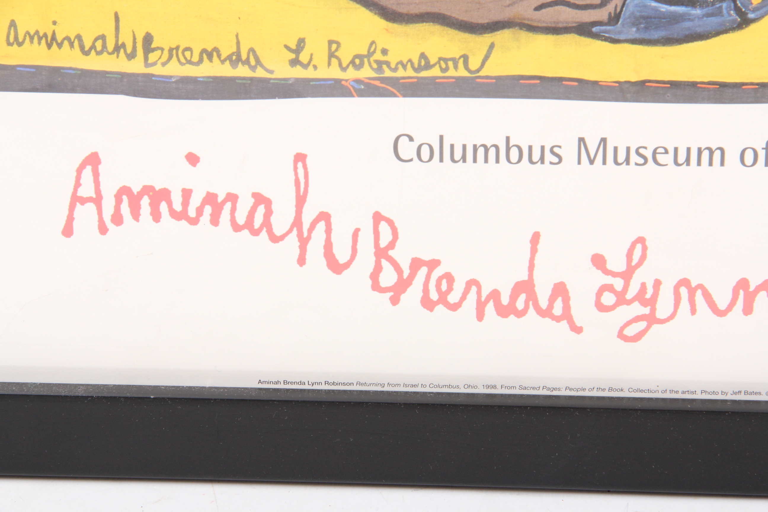 Signed Aminah Robinson Offset Lithograph