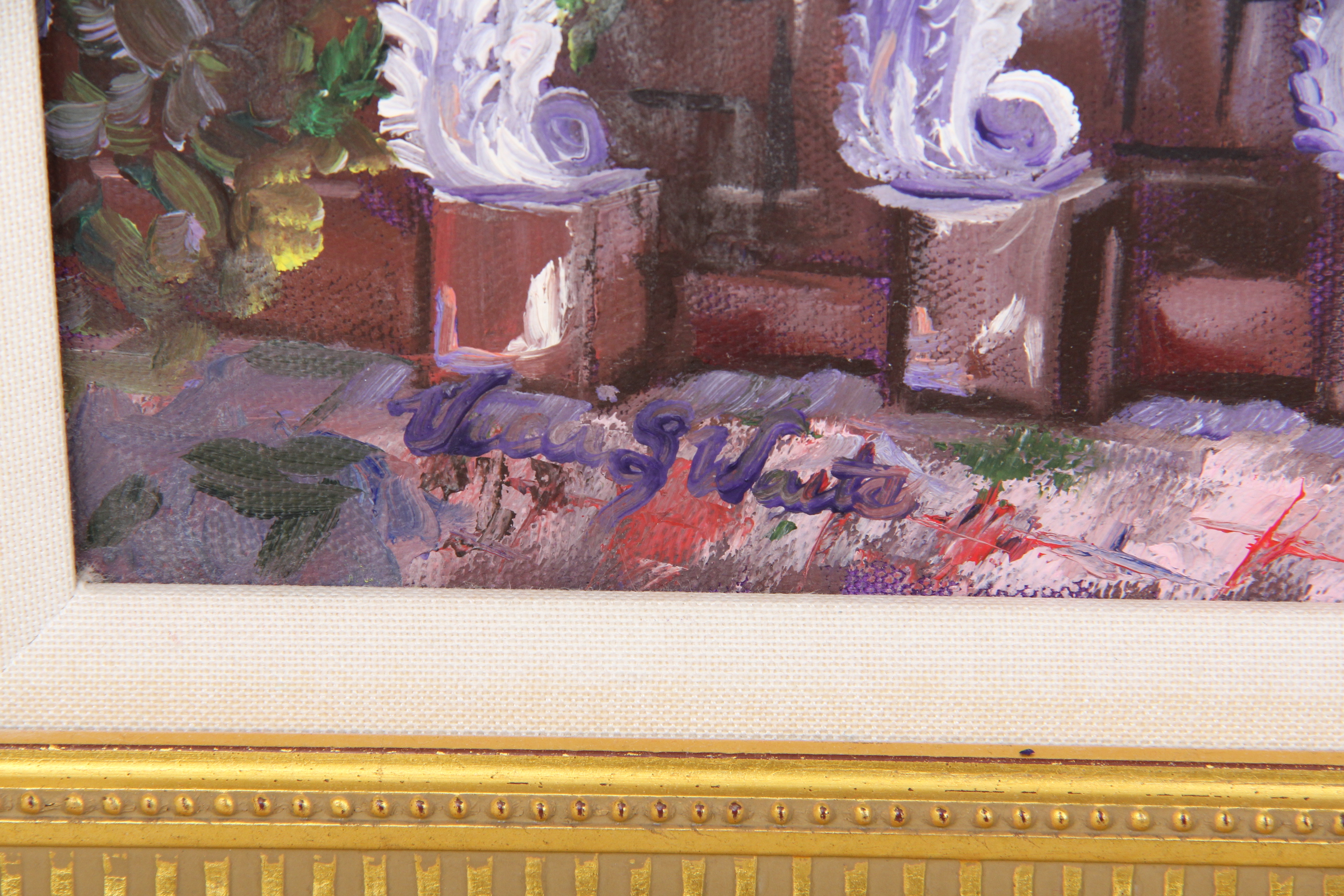 Signed Vicci S. Waits Original Acrylic on Canvas