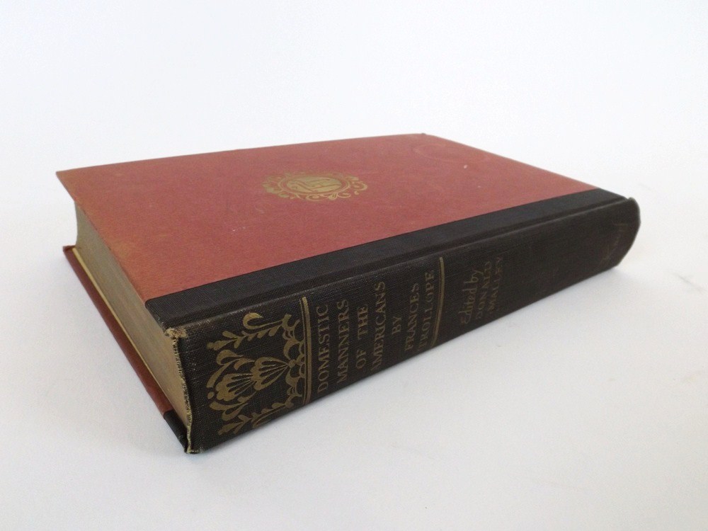 1949 Volume "Domestic Manners of the Americans" by Trollope