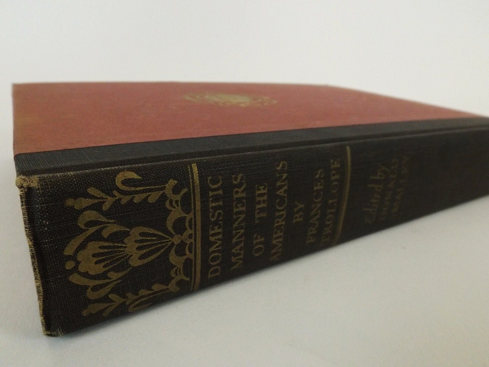 1949 Volume "Domestic Manners of the Americans" by Trollope
