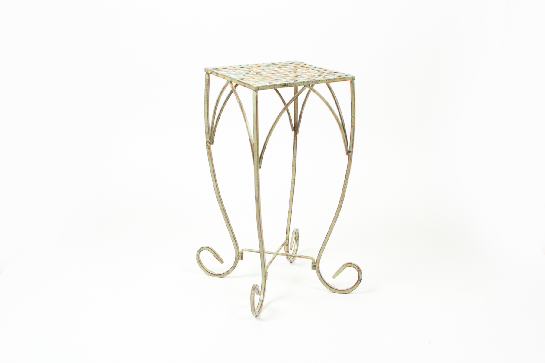 Green Metal Plant Stand