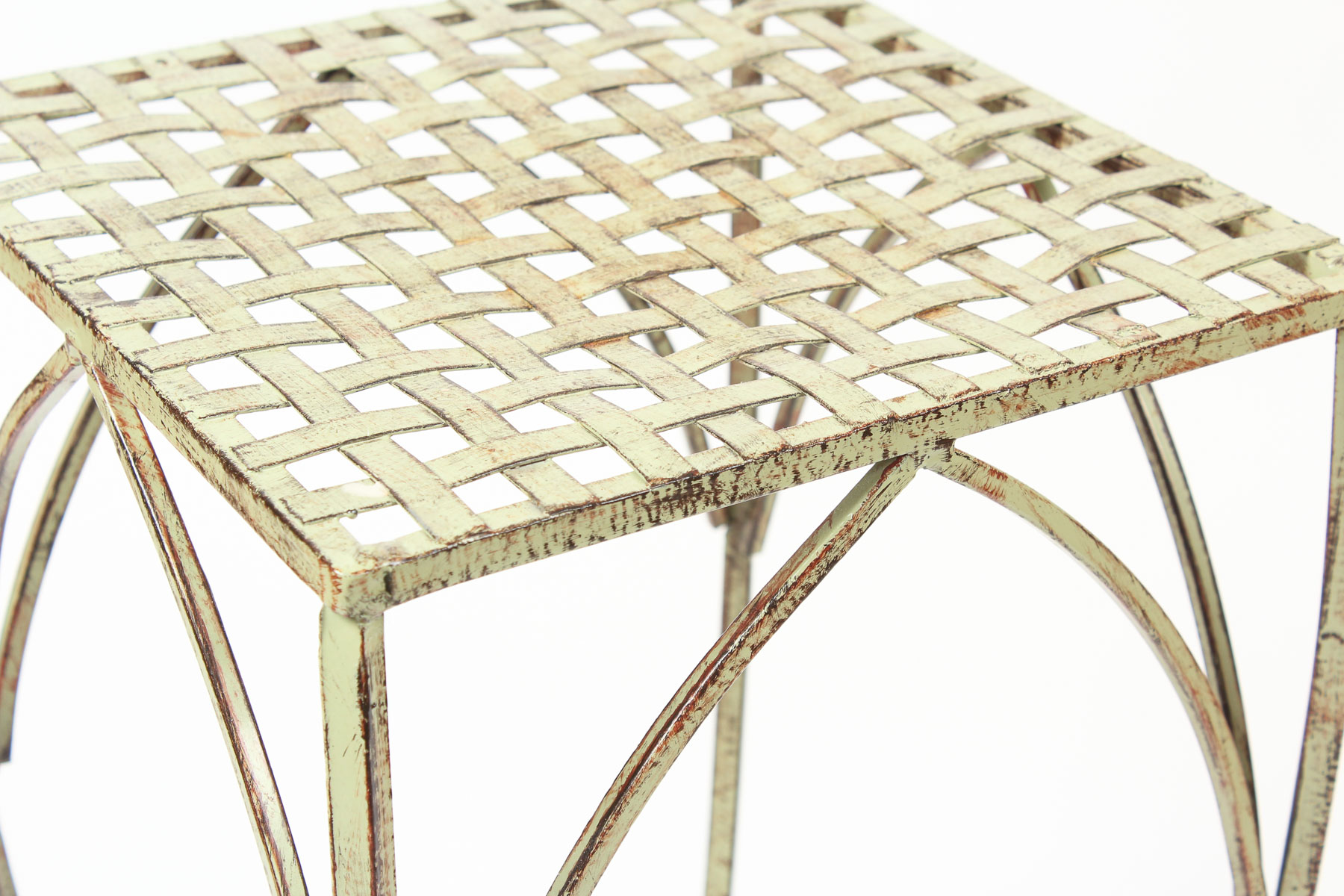 Green Metal Plant Stand