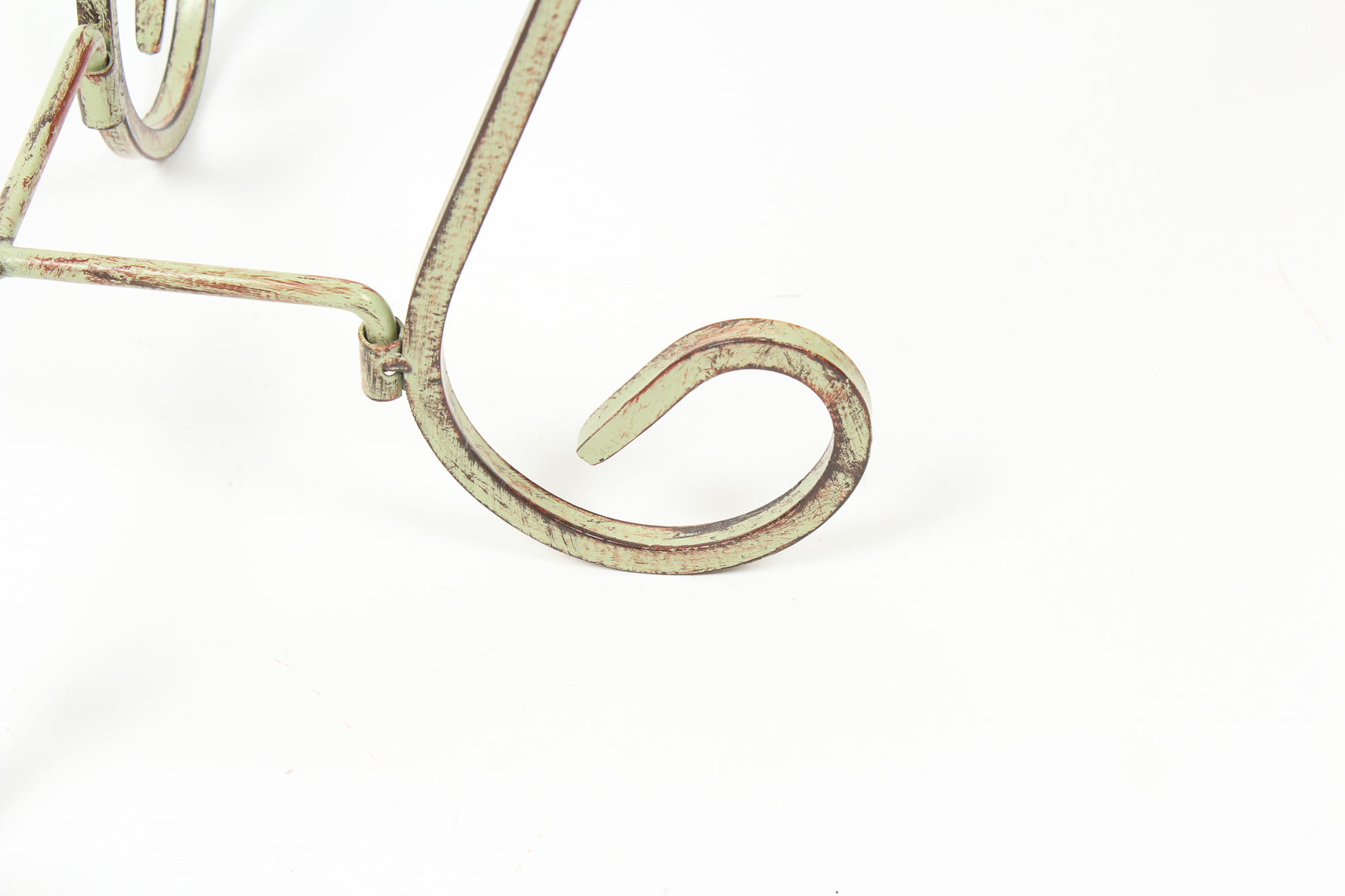 Green Metal Plant Stand