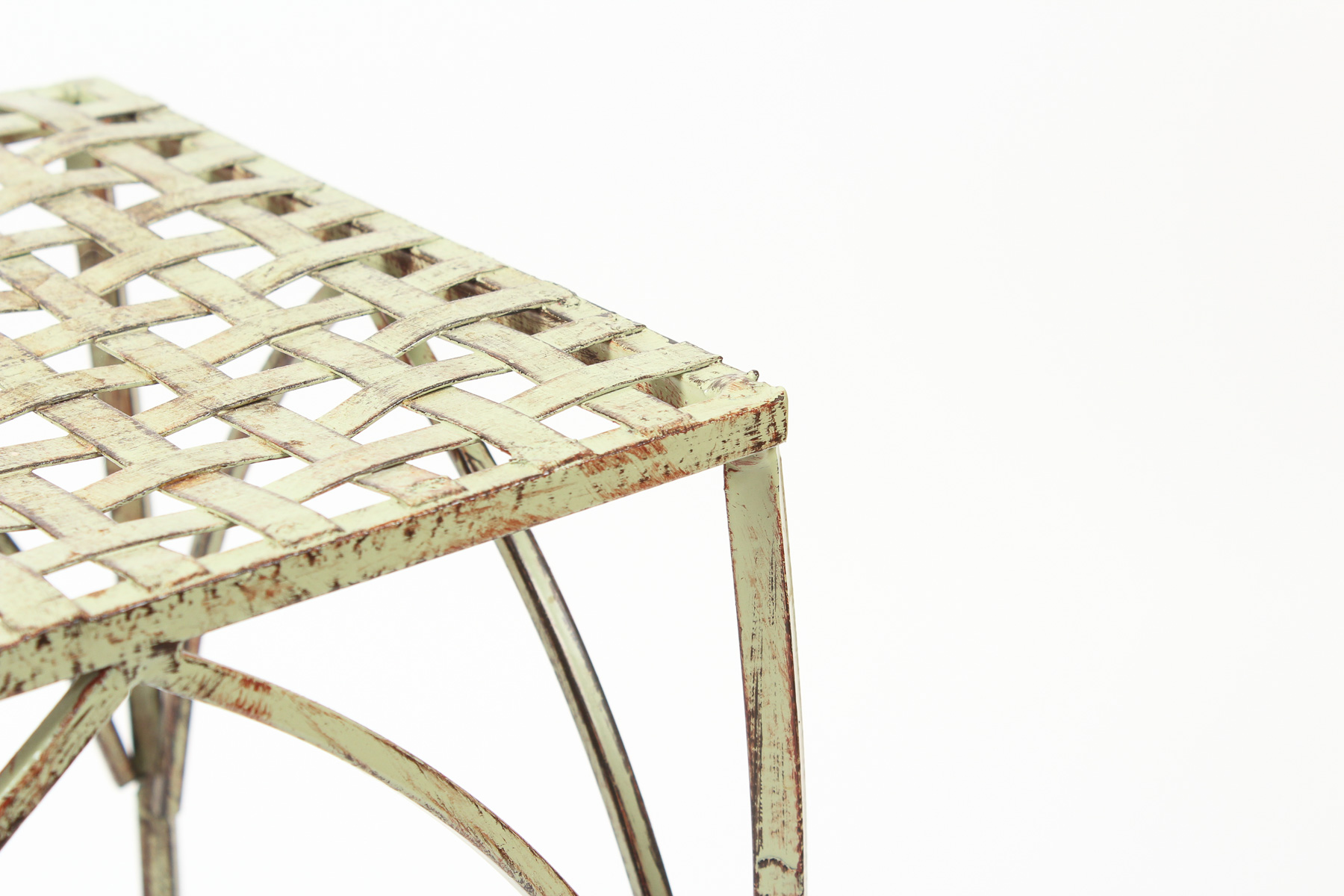 Green Metal Plant Stand