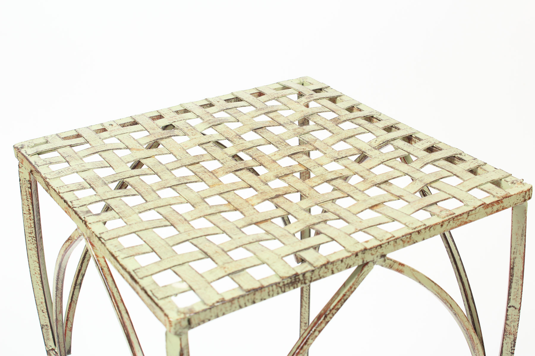 Green Metal Plant Stand