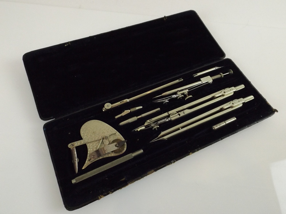 Vintage Architectural Drafting Set