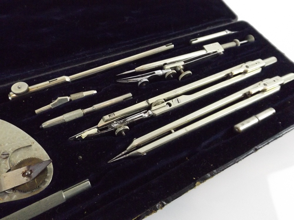 Vintage Architectural Drafting Set