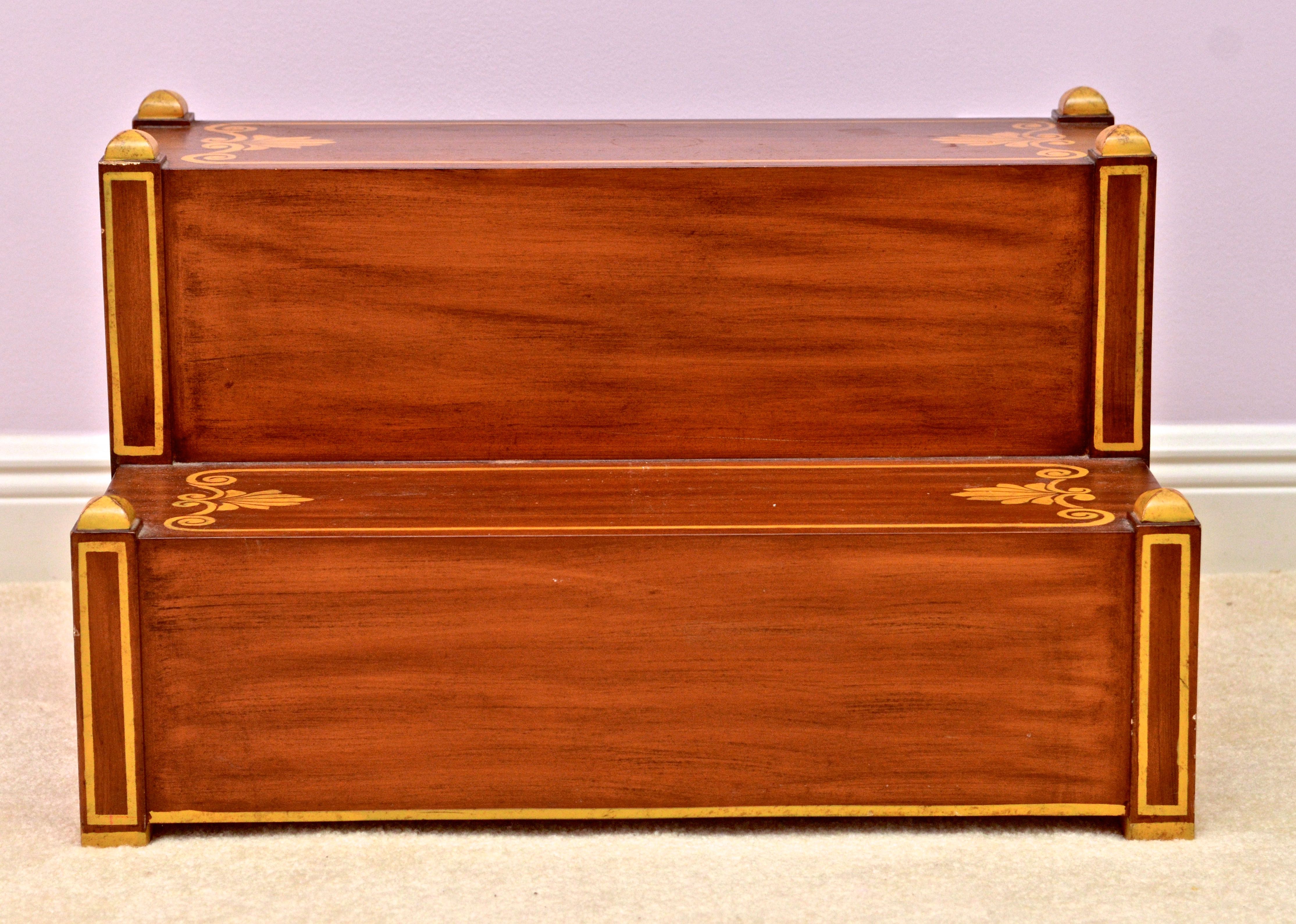 Ornate Two Tiered Step Shelf