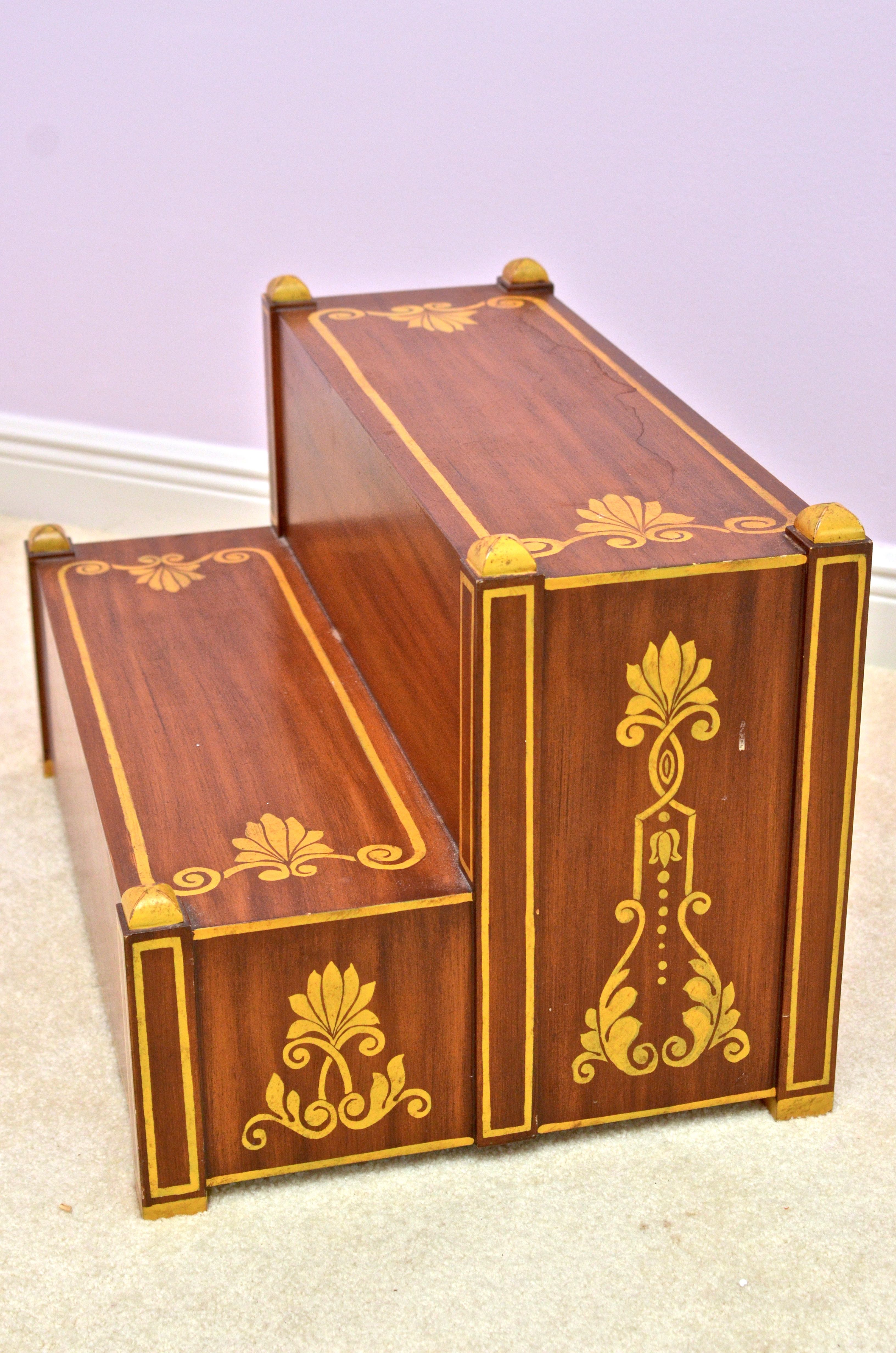 Ornate Two Tiered Step Shelf