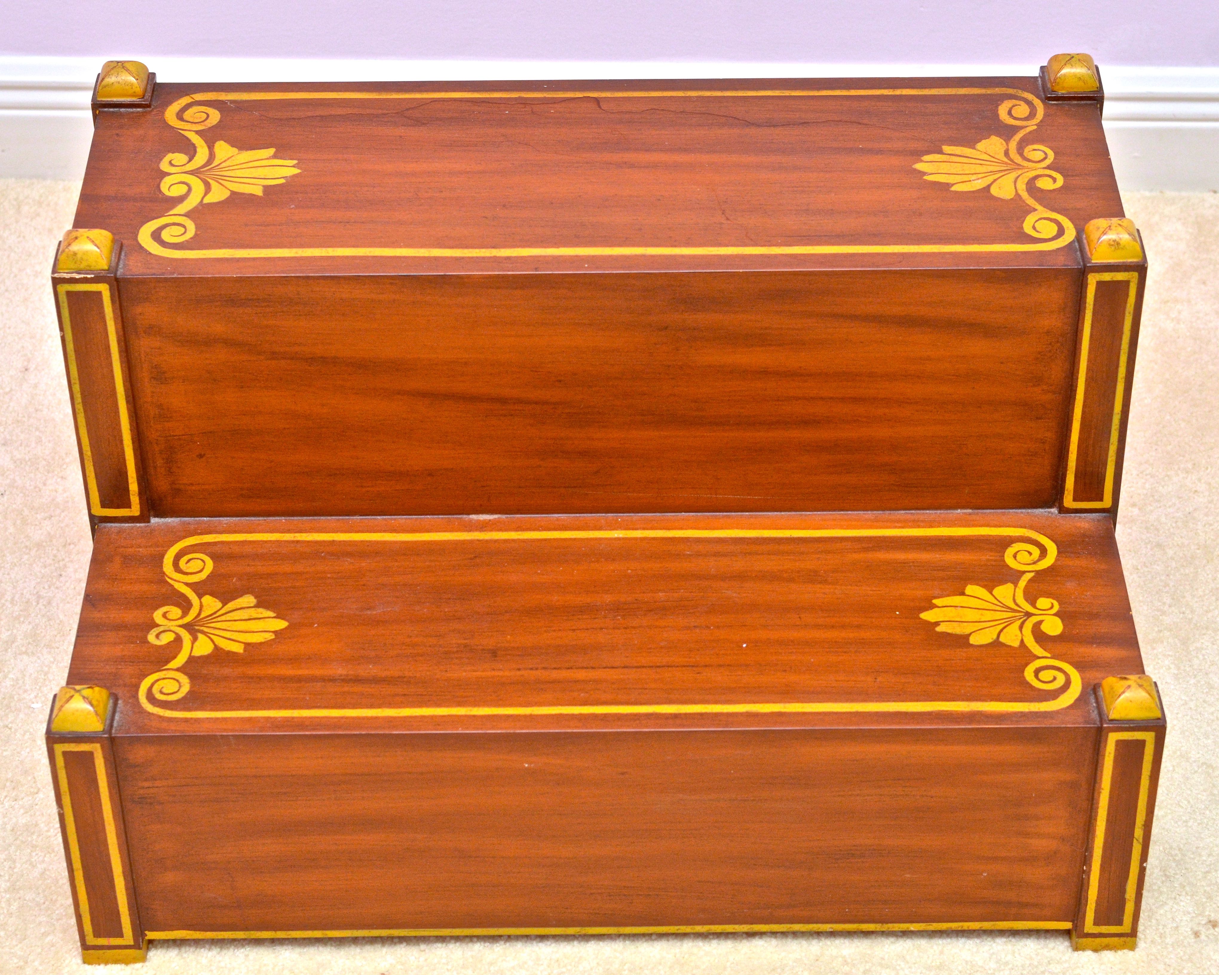 Ornate Two Tiered Step Shelf