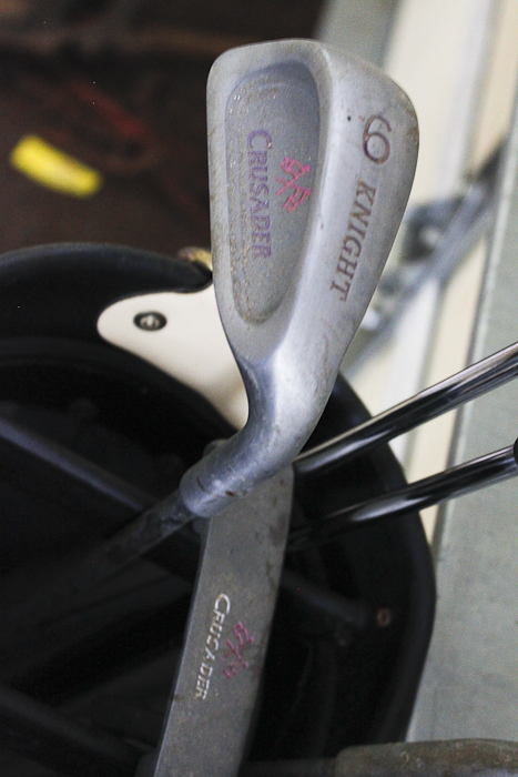 Vintage Knight Crusader Golf Clubs