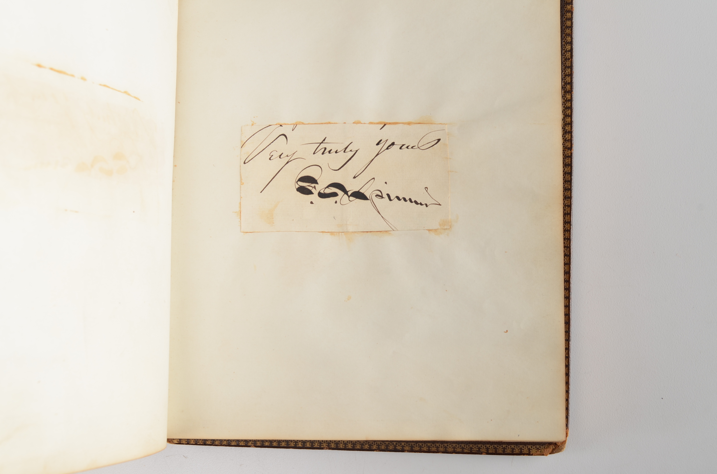 Rare Album with 142 Signatures of Lincoln & Historic 19th C. Men