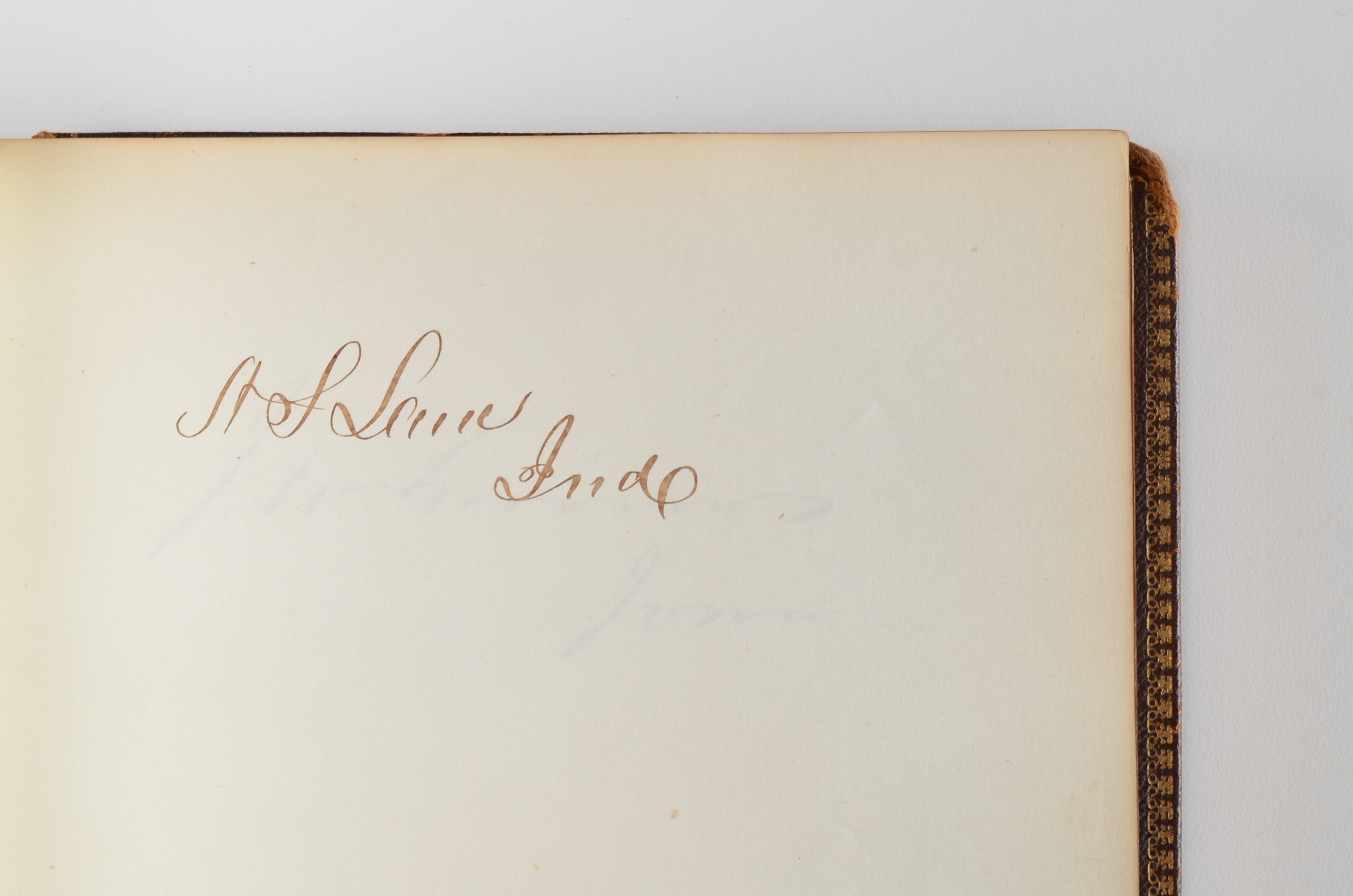 Rare Album with 142 Signatures of Lincoln & Historic 19th C. Men