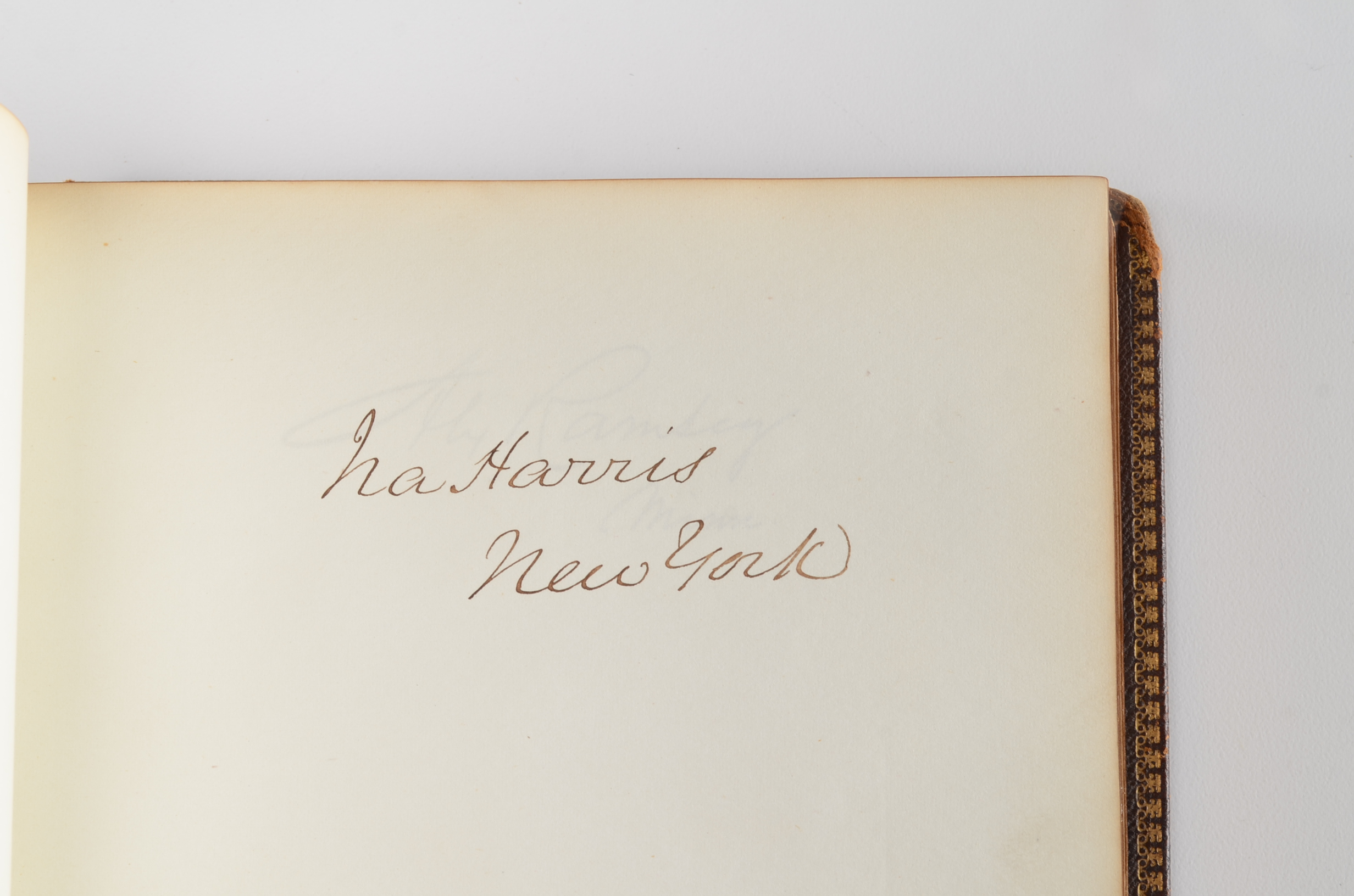 Rare Album with 142 Signatures of Lincoln & Historic 19th C. Men