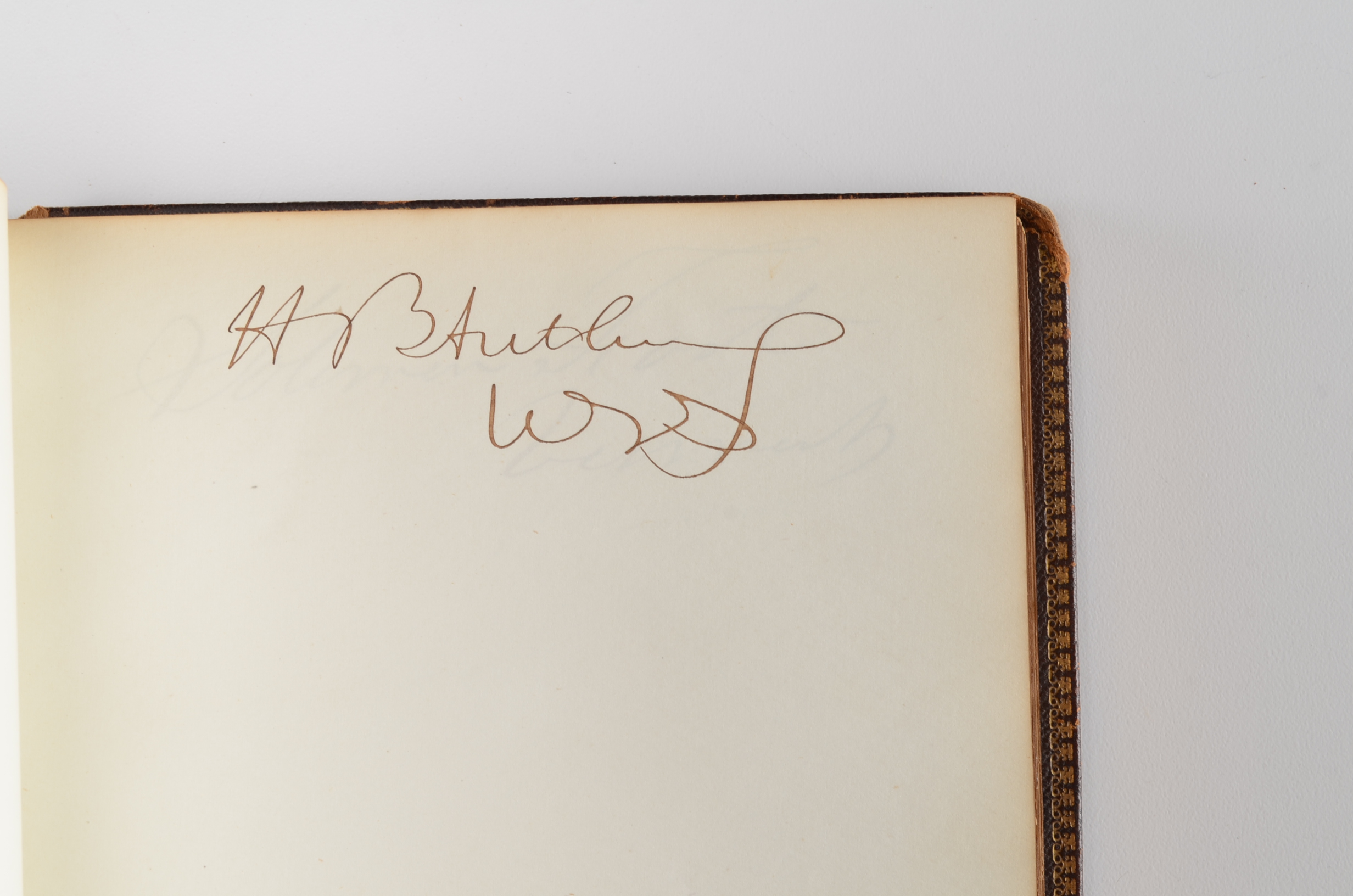 Rare Album with 142 Signatures of Lincoln & Historic 19th C. Men