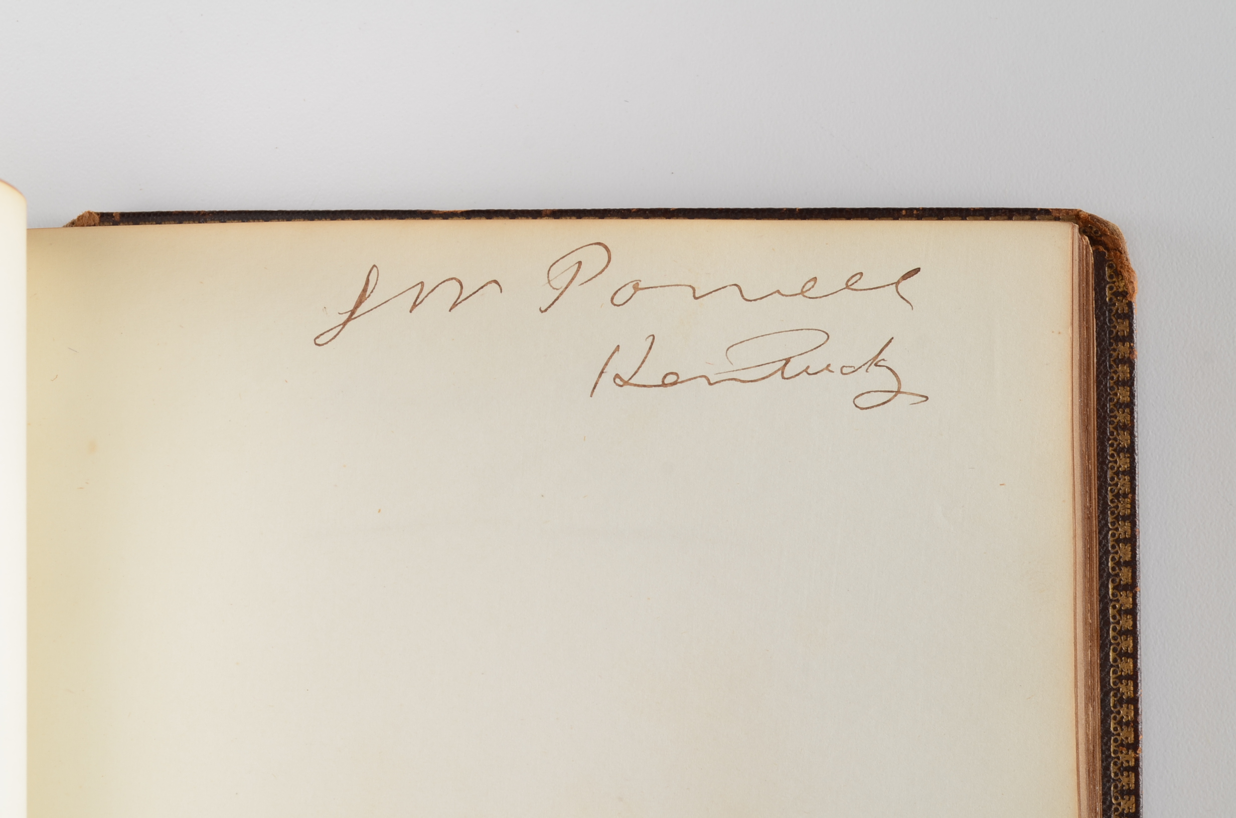 Rare Album with 142 Signatures of Lincoln & Historic 19th C. Men