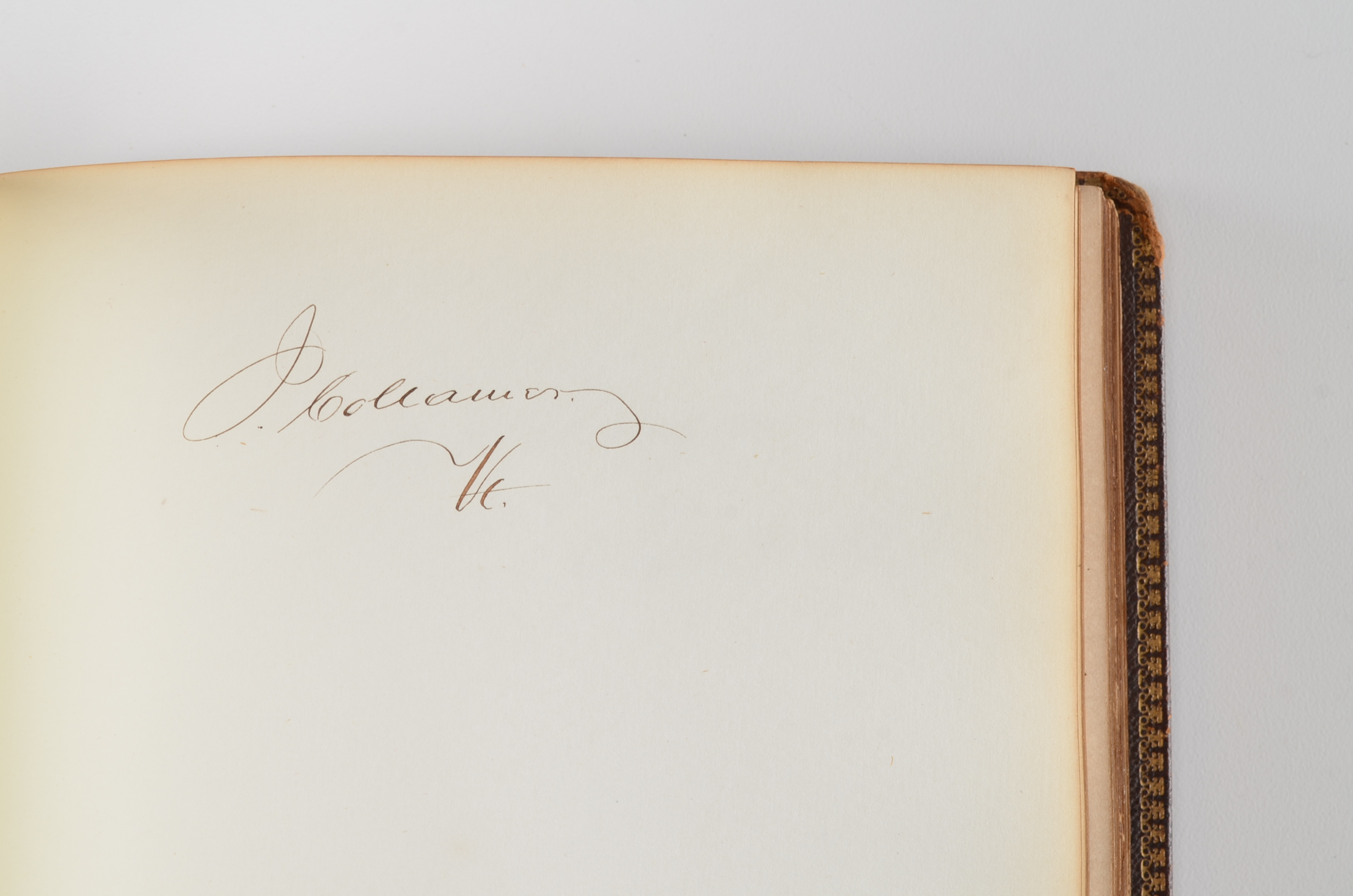 Rare Album with 142 Signatures of Lincoln & Historic 19th C. Men