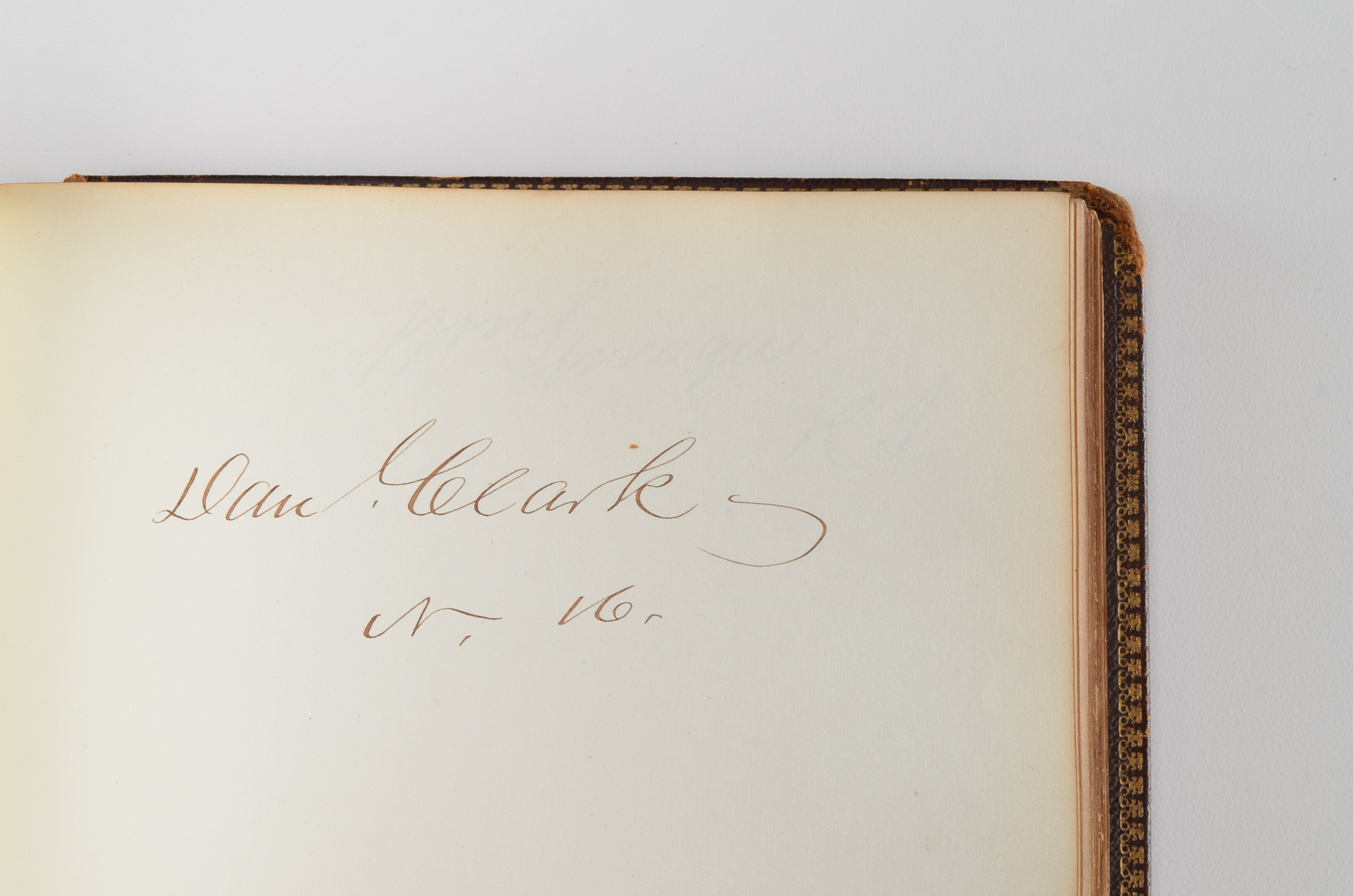 Rare Album with 142 Signatures of Lincoln & Historic 19th C. Men