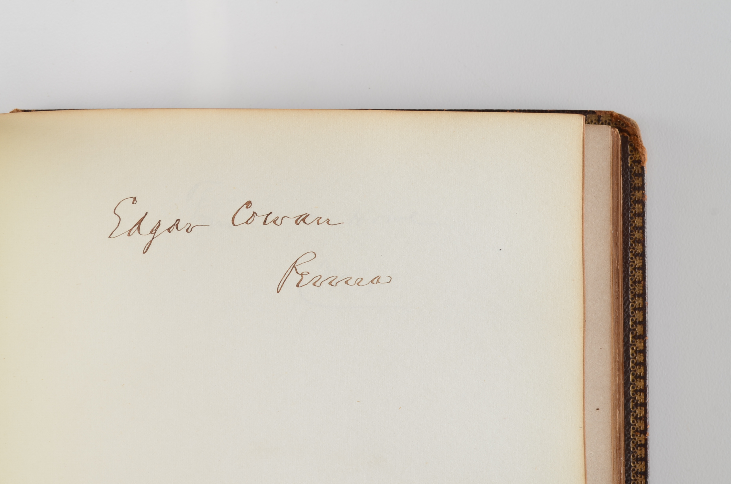 Rare Album with 142 Signatures of Lincoln & Historic 19th C. Men