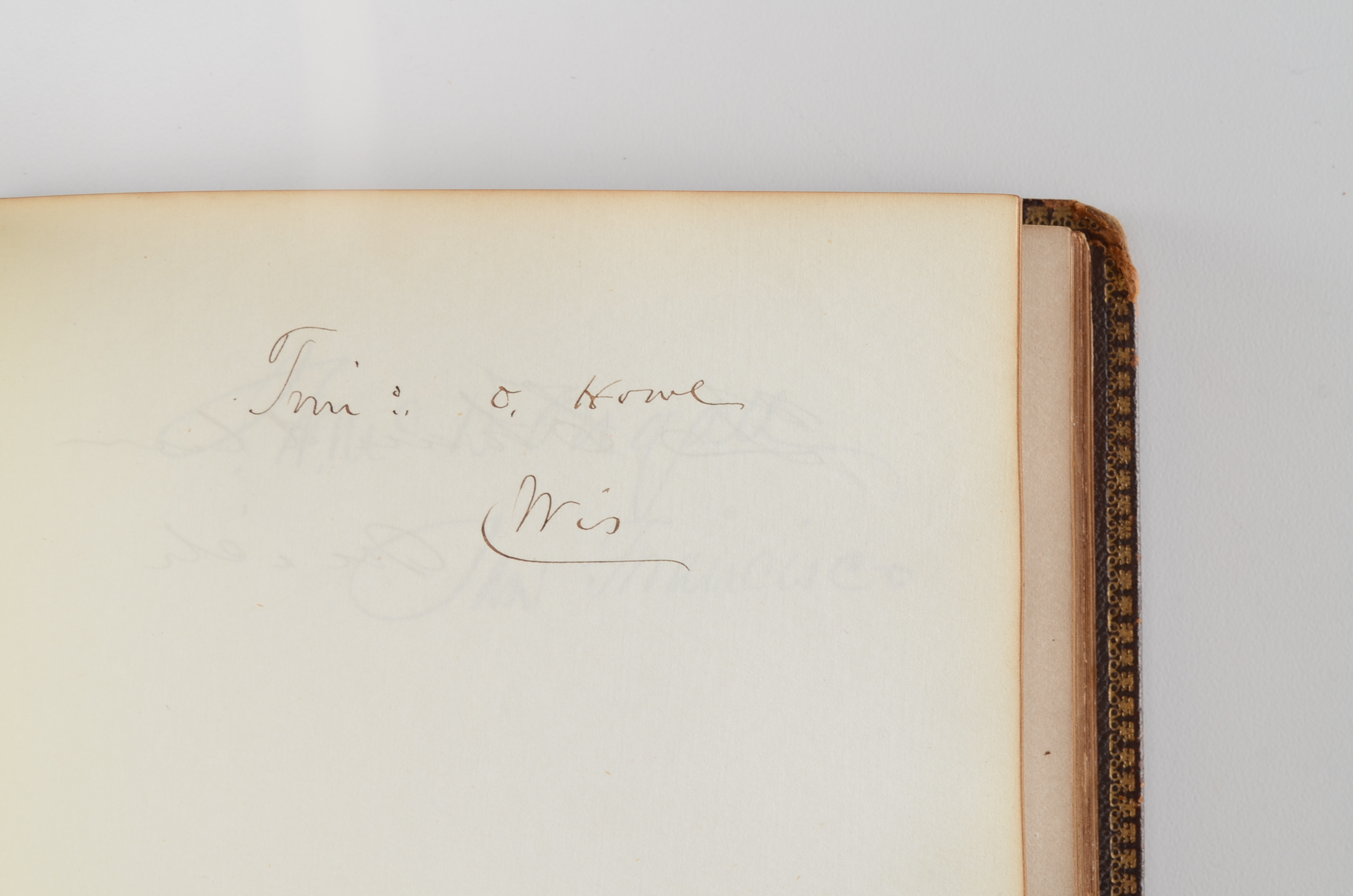 Rare Album with 142 Signatures of Lincoln & Historic 19th C. Men