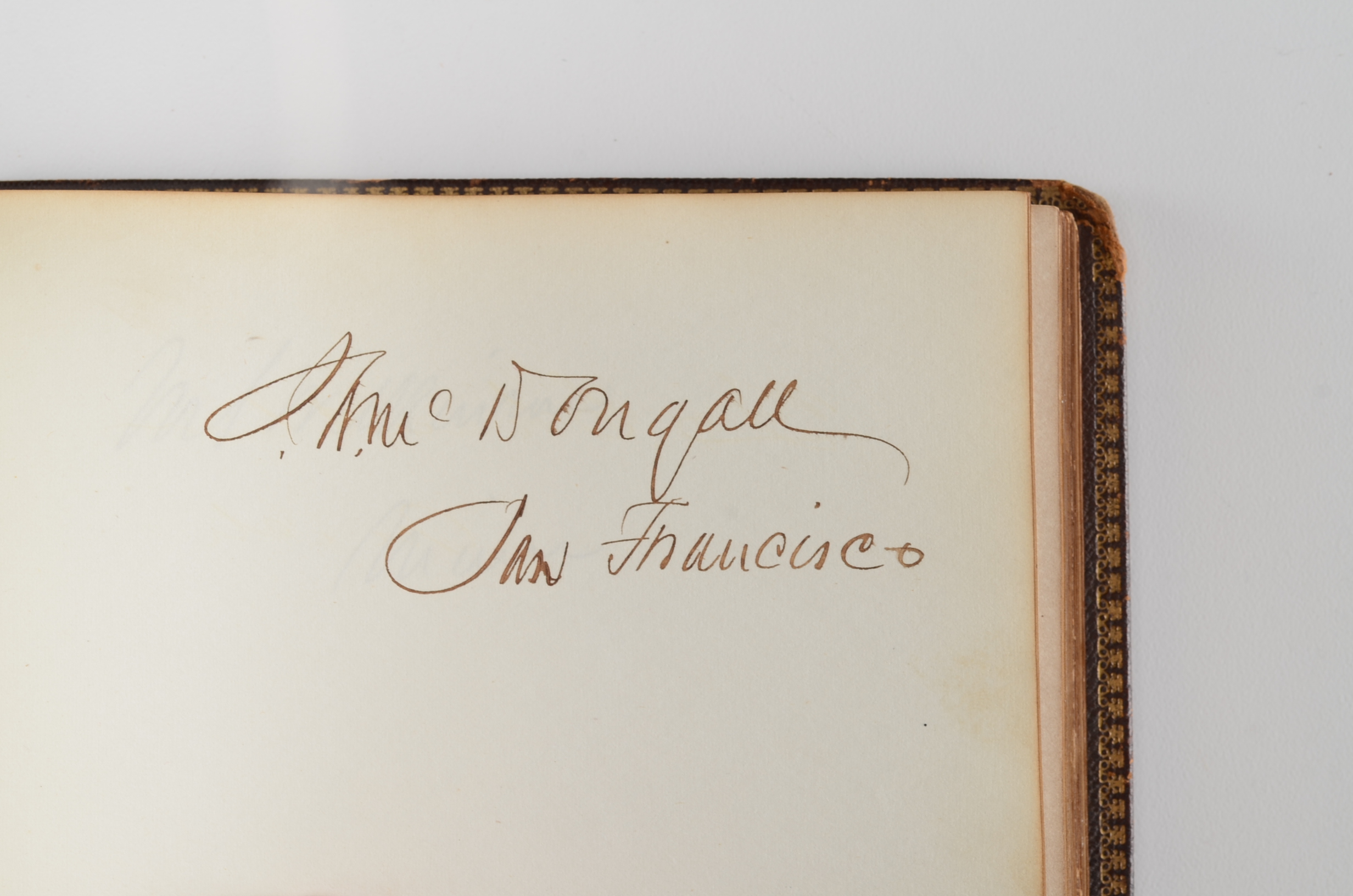 Rare Album with 142 Signatures of Lincoln & Historic 19th C. Men