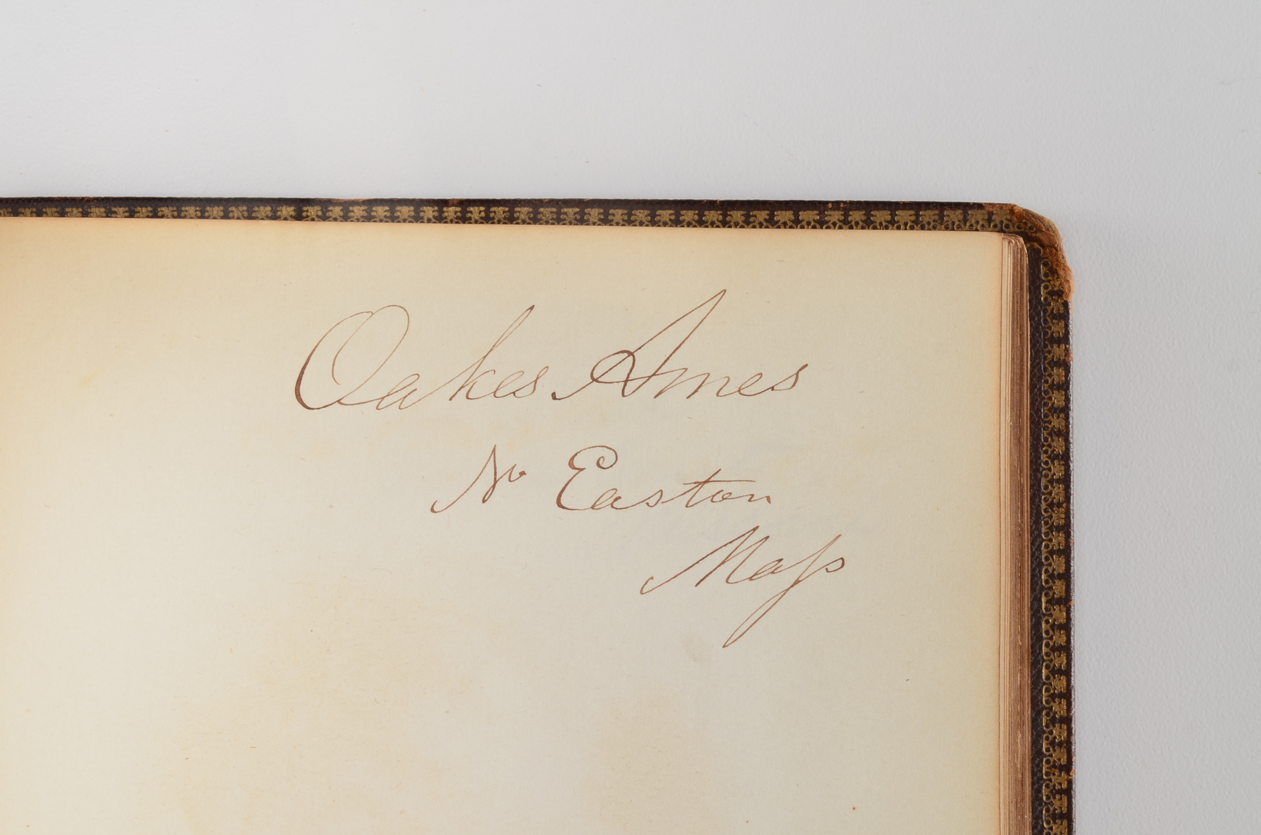 Rare Album with 142 Signatures of Lincoln & Historic 19th C. Men