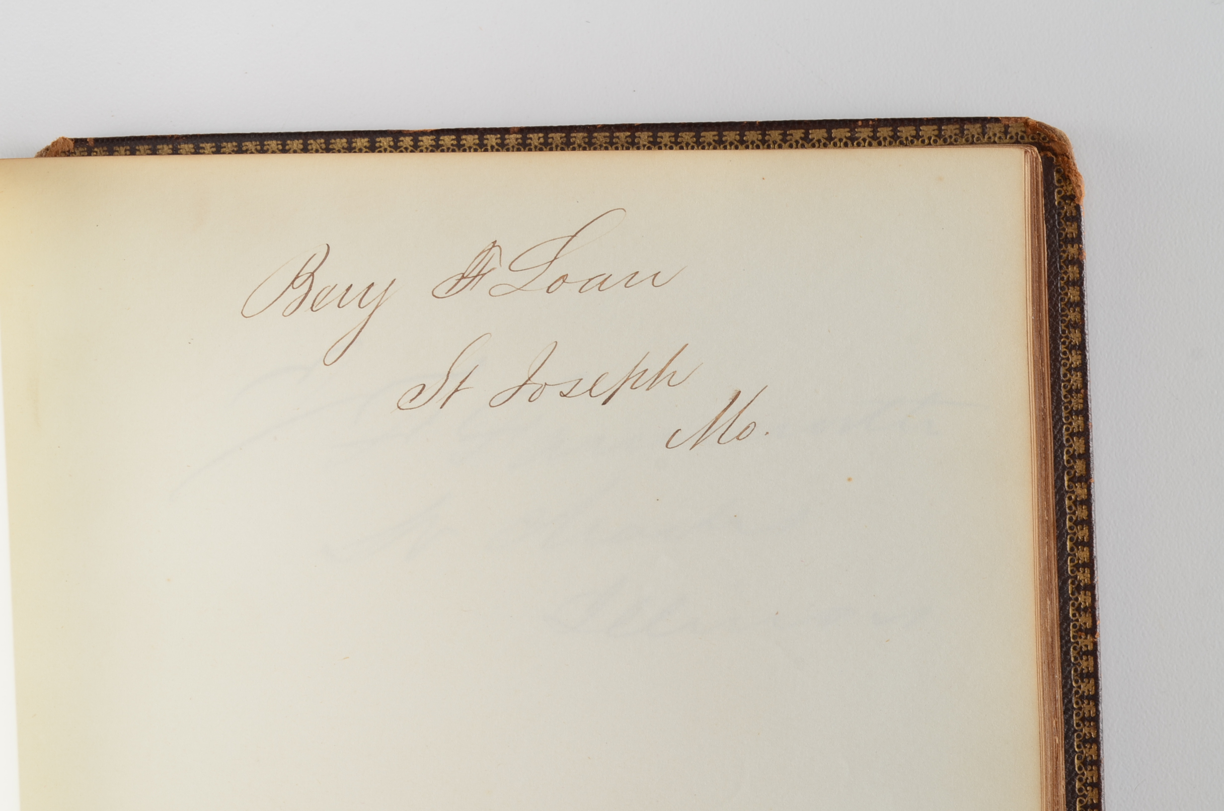 Rare Album with 142 Signatures of Lincoln & Historic 19th C. Men