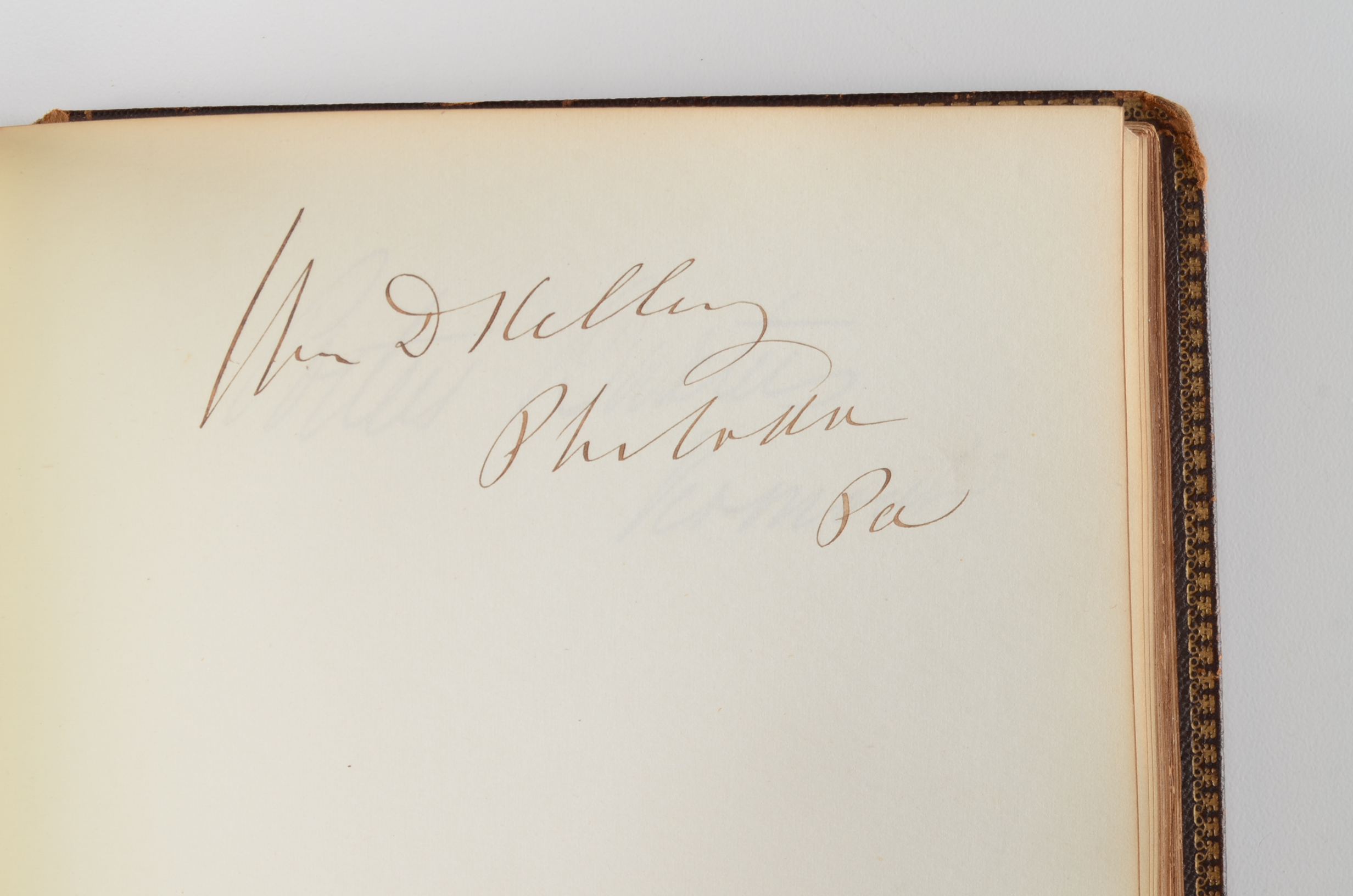 Rare Album with 142 Signatures of Lincoln & Historic 19th C. Men