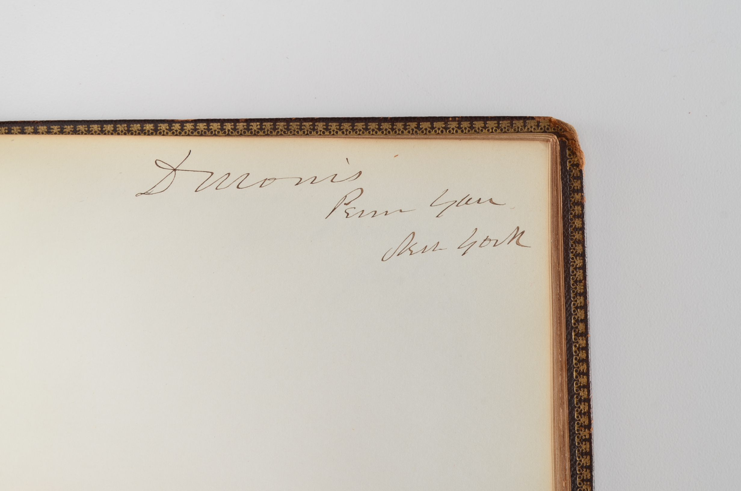 Rare Album with 142 Signatures of Lincoln & Historic 19th C. Men