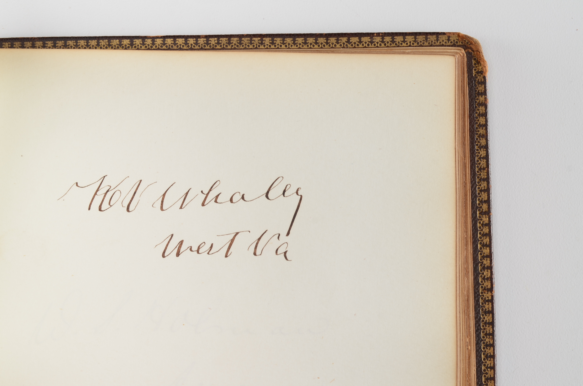 Rare Album with 142 Signatures of Lincoln & Historic 19th C. Men